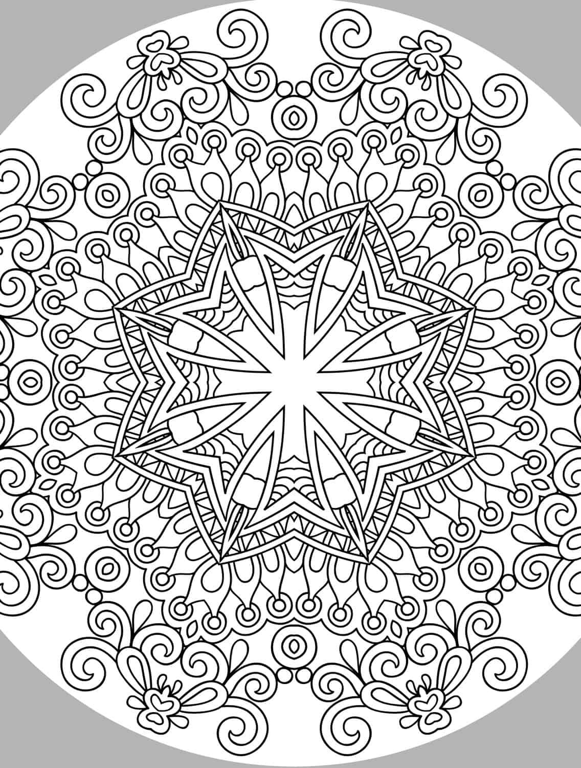Free Printable Adult Holiday Coloring Pages
