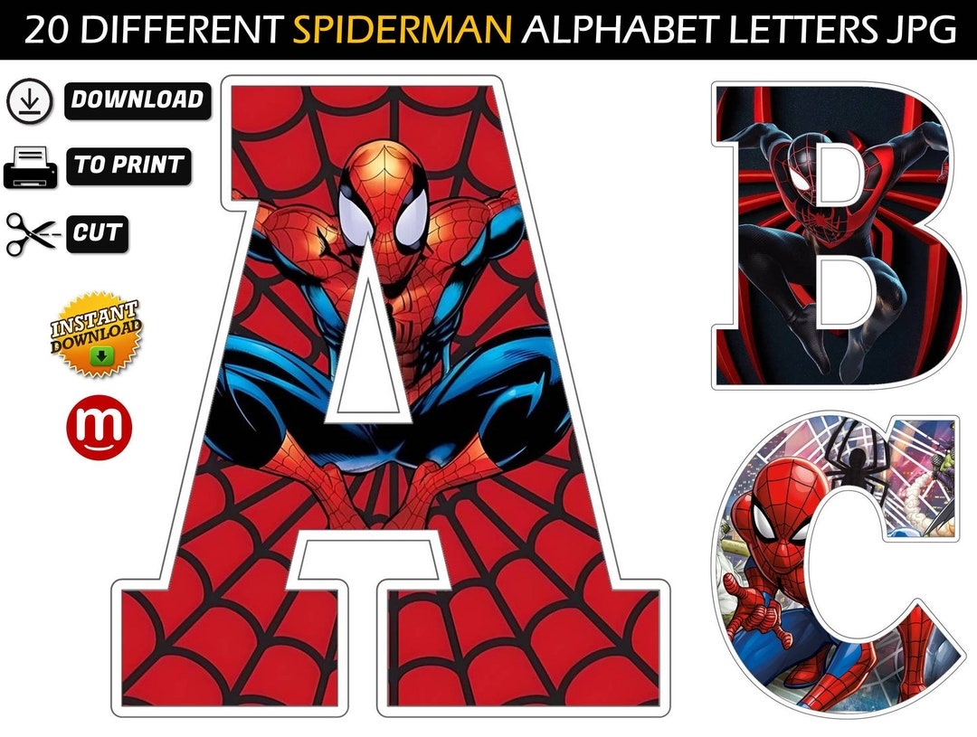 Spiderman Free Printable