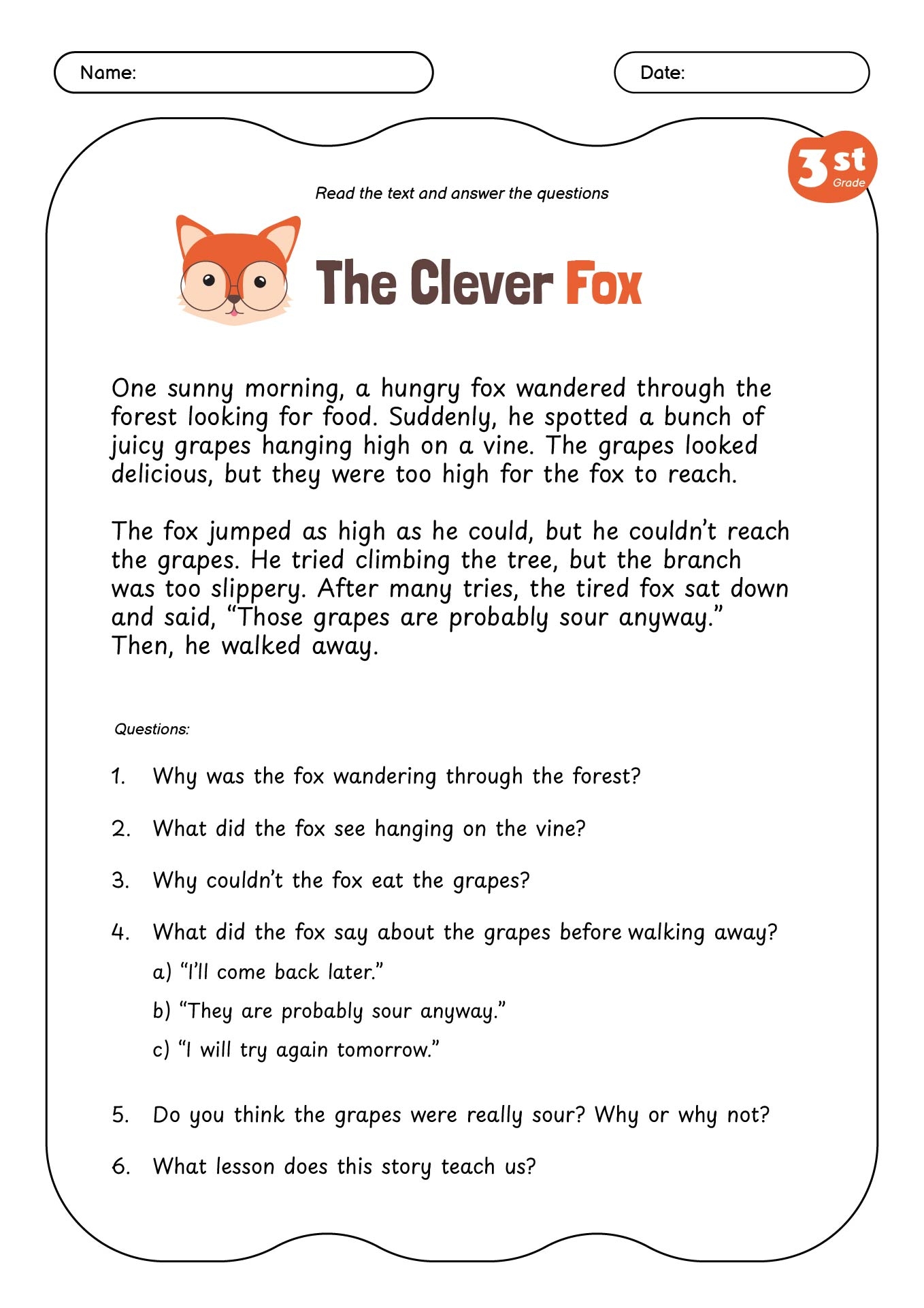 14 Early Reading Comprehension Worksheets Free PDF At Worksheeto