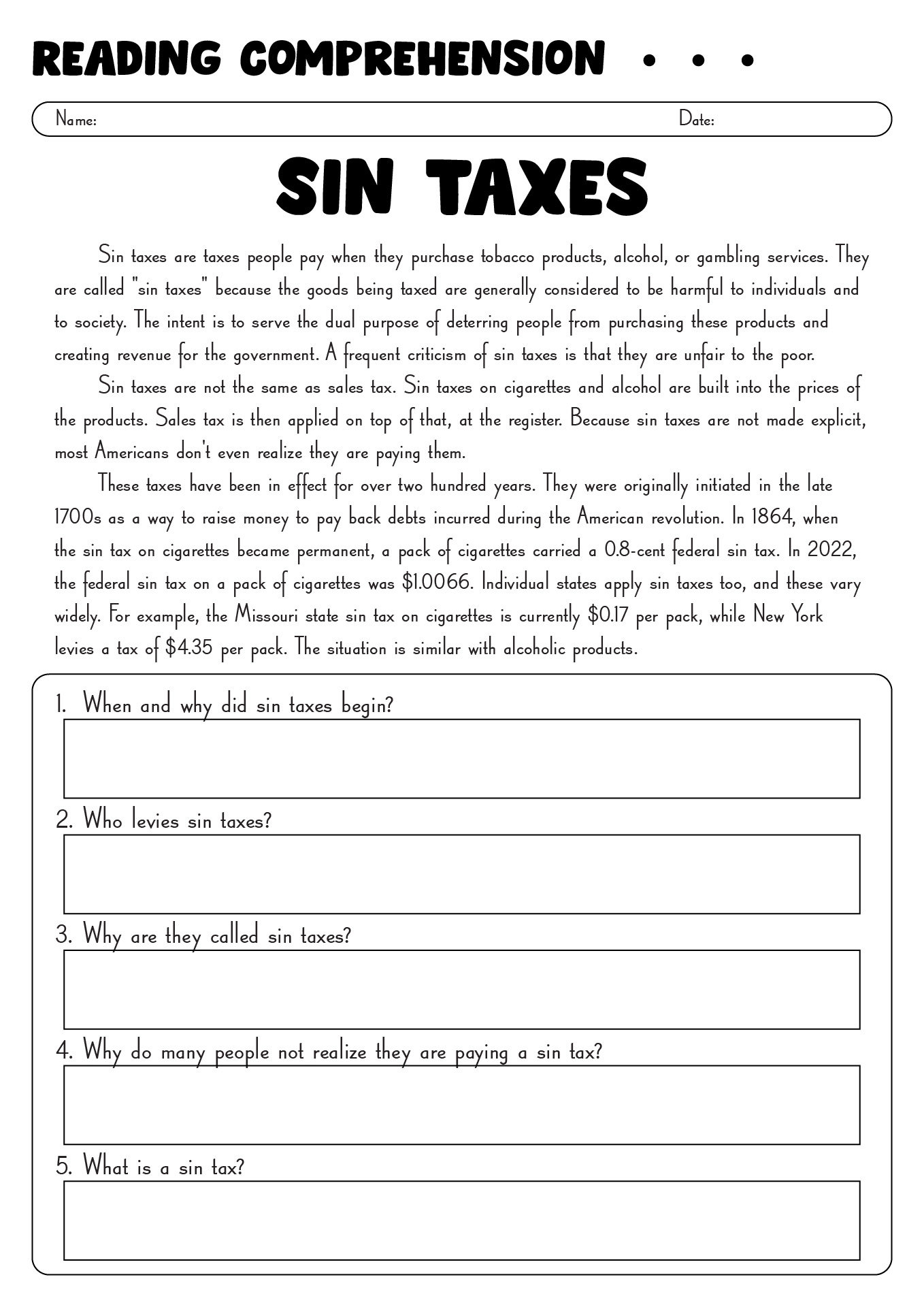 15 Printable 9th Grade Reading Comprehension Worksheets Free PDF At Worksheeto
