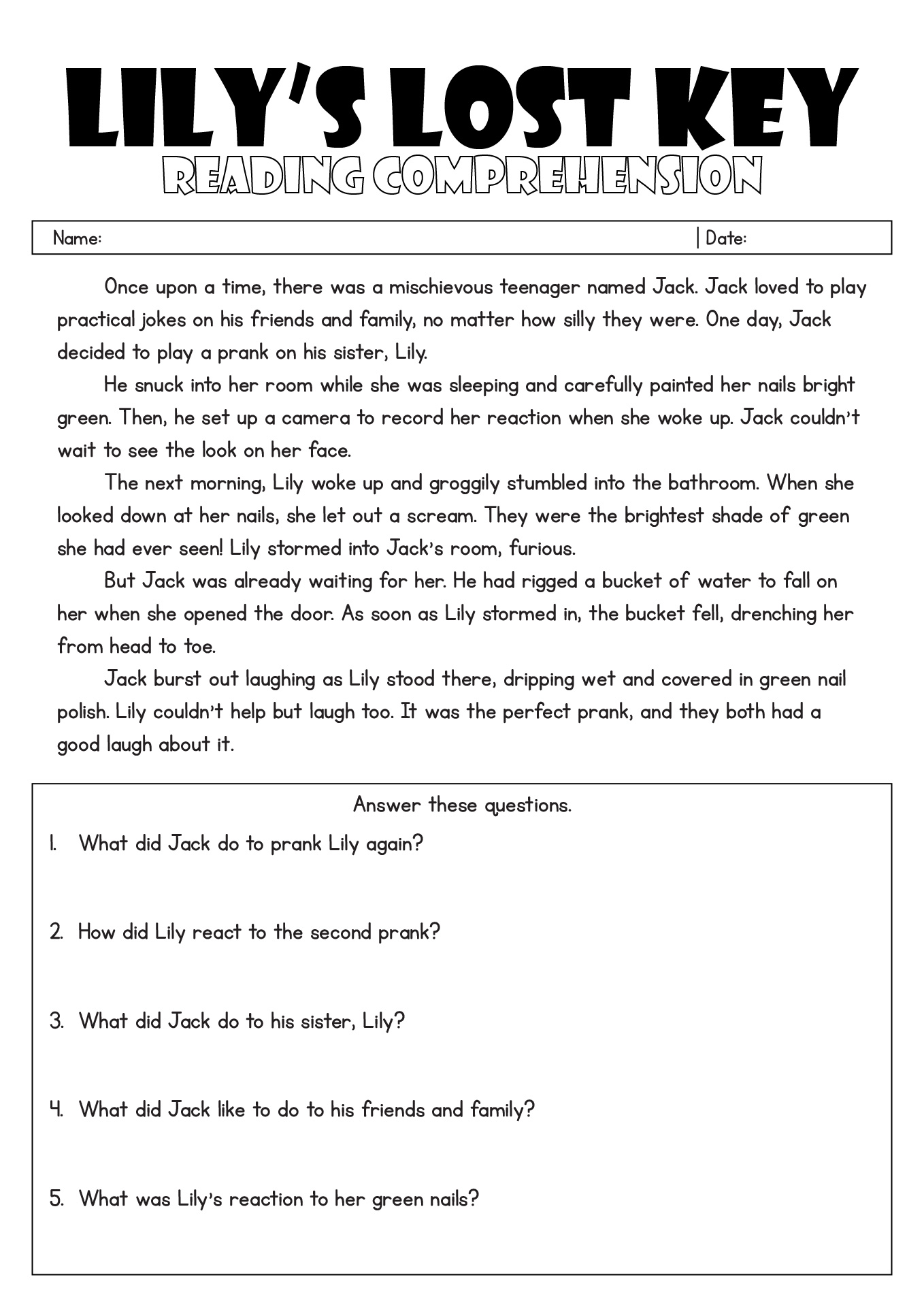 15 Printable 9th Grade Reading Comprehension Worksheets Free PDF At Worksheeto