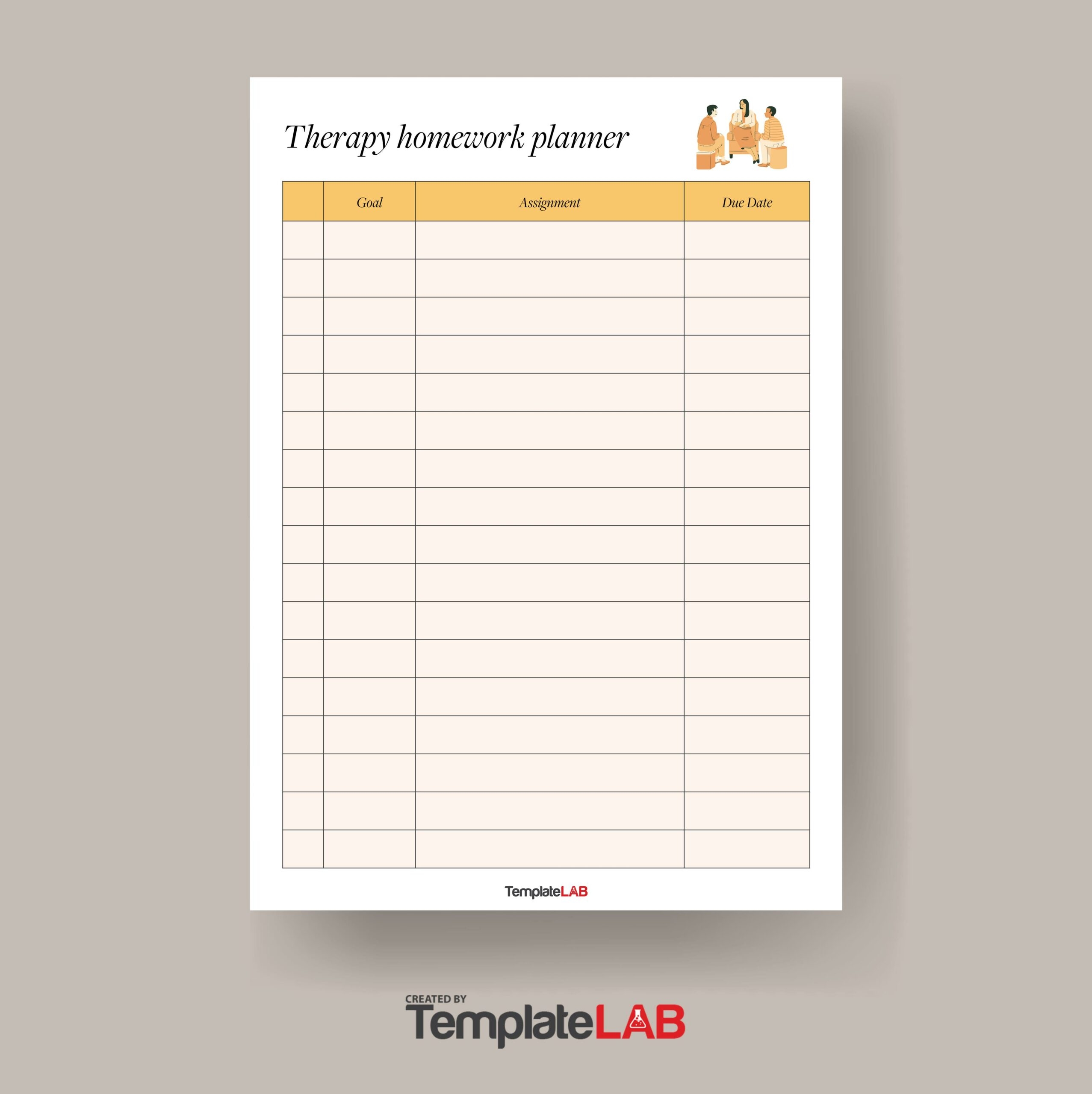 15 Printable Homework Planners PDF Word Excel TemplateLab