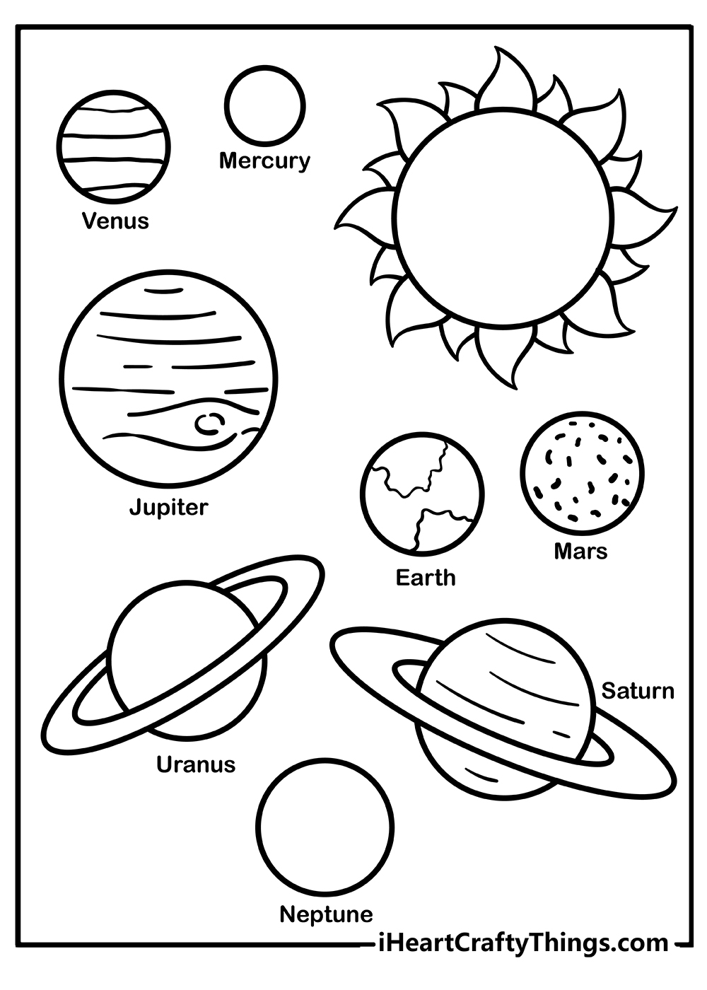 15 Solar System Coloring Pages 100 Free Printables 