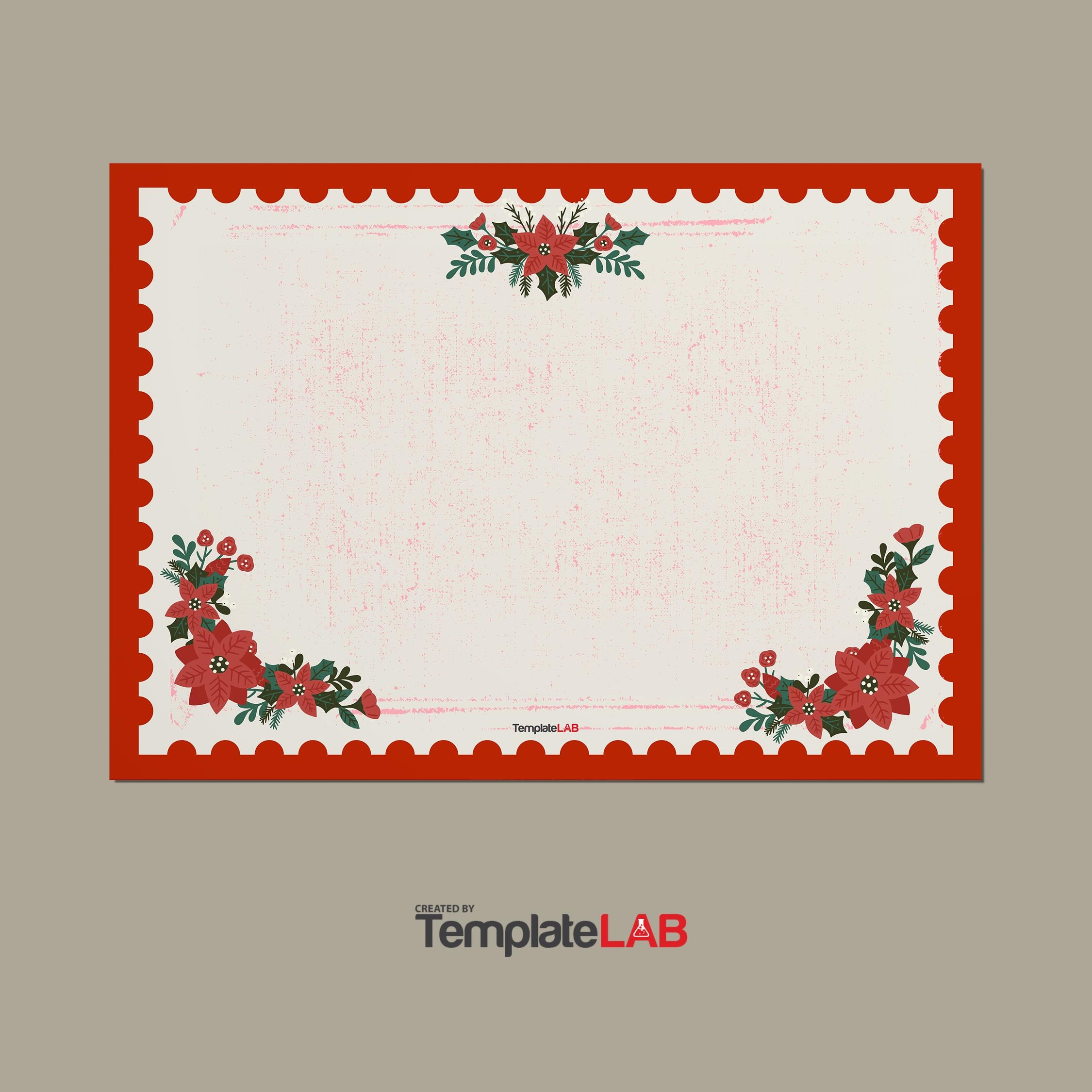 Free Printable Christmas Borders For Letters