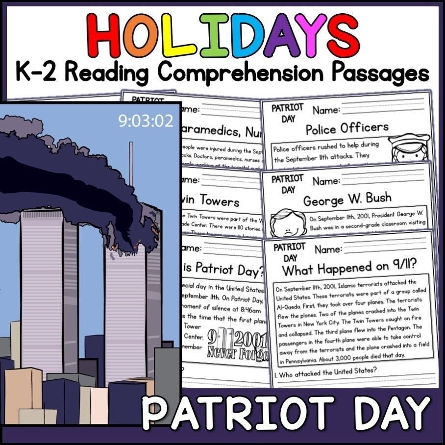 September 11 Reading Comprehension Worksheet