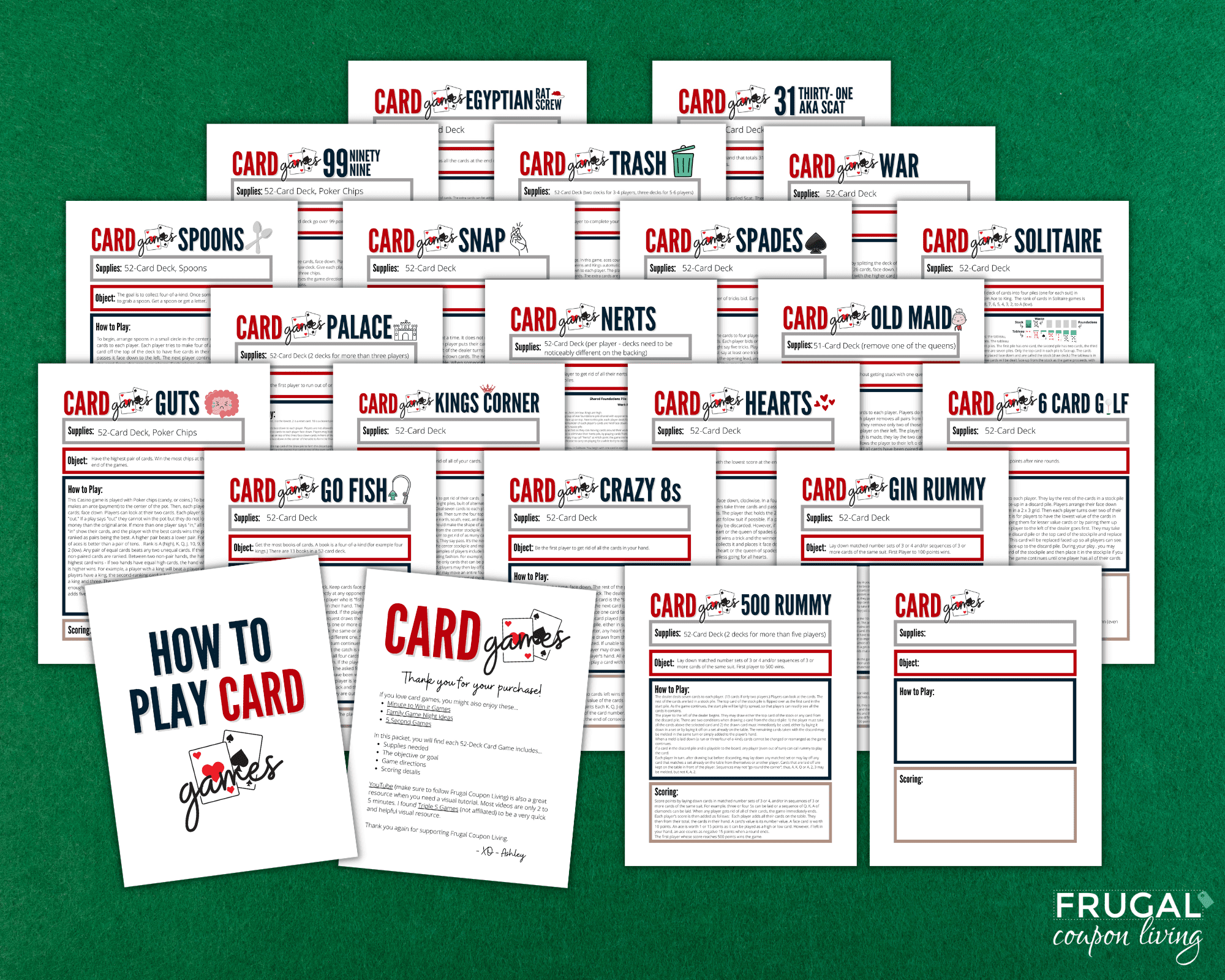 20 Super Fun Family Card Games With A Standard Deck Print Today 