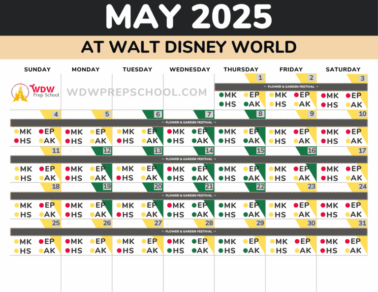 2025 U0026 2026 Disney World Crowd Calendar best Times To Go 