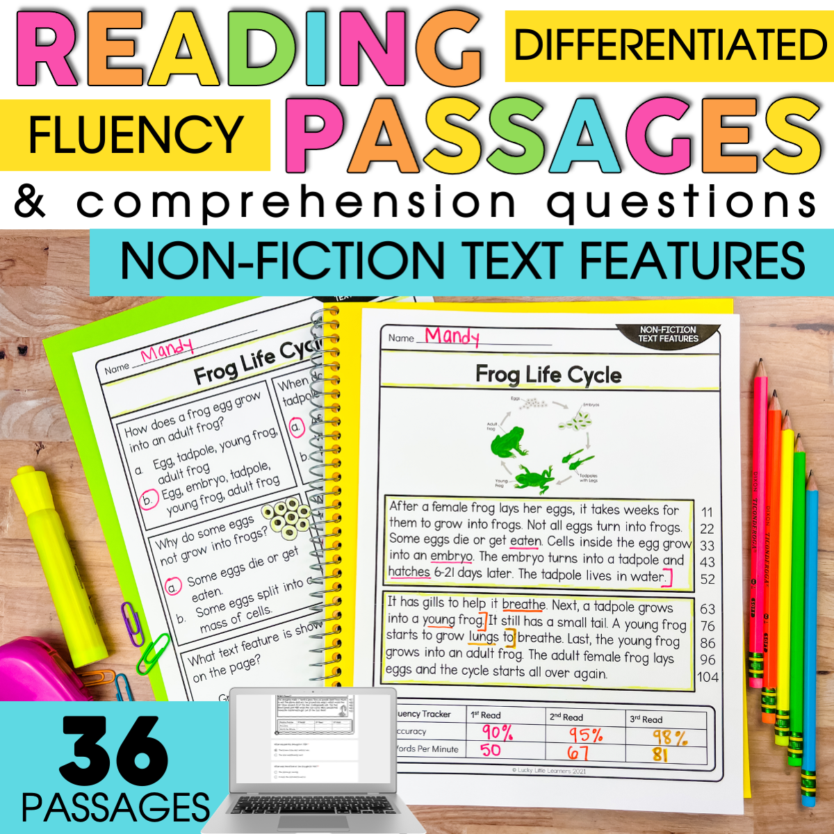 2nd Grade Reading Comprehension Passages Nonfiction Text 