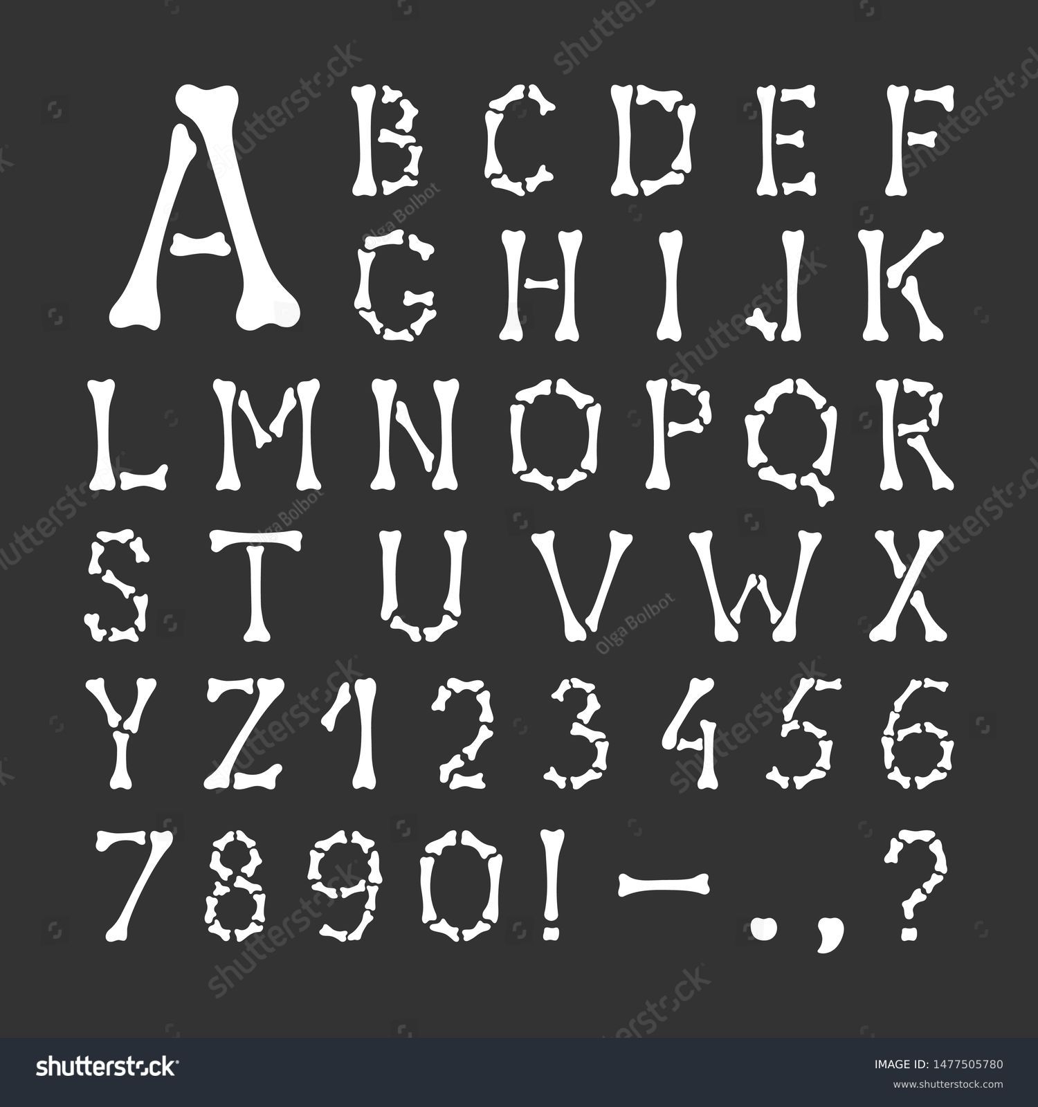 3 Thousand Abc Letters Bones Royalty Free Images Stock Photos U0026 Pictures Shutterstock