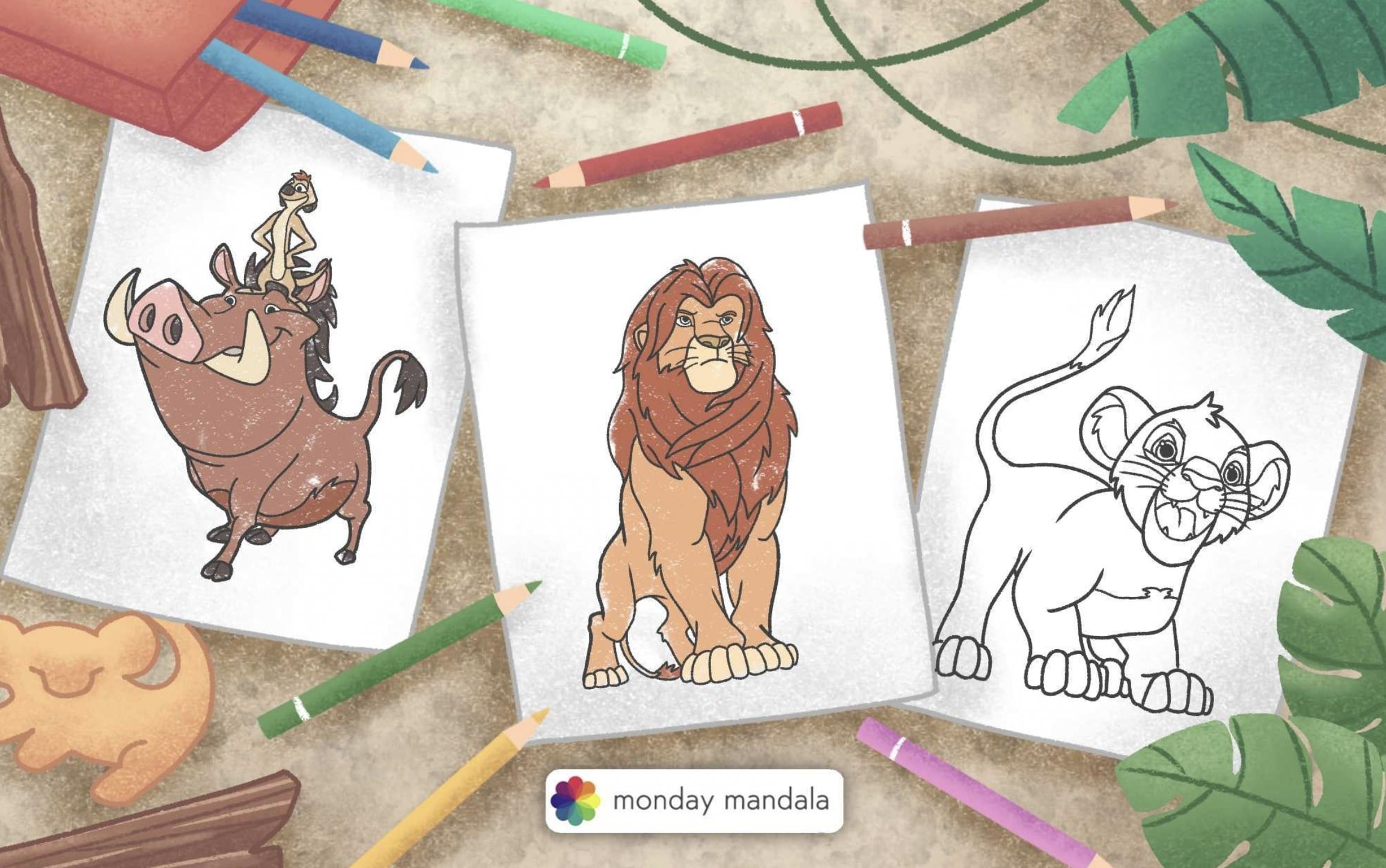 Free Printable Lion King Coloring Pages