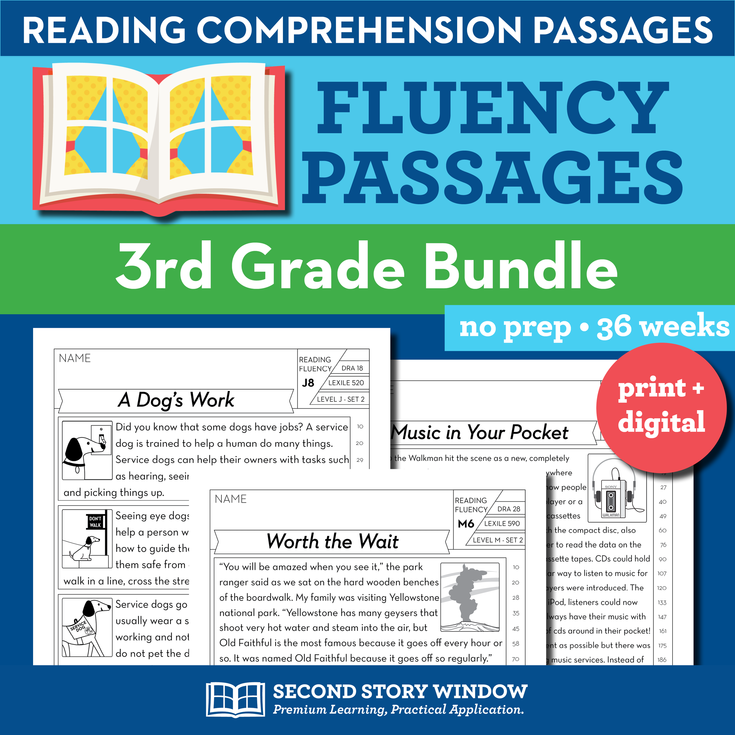 Third Grade Reading Comprehension Worksheet