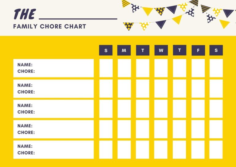 5 Best Chore Chart Templates For Multiple Kids 2025 Milwaukee With Kids