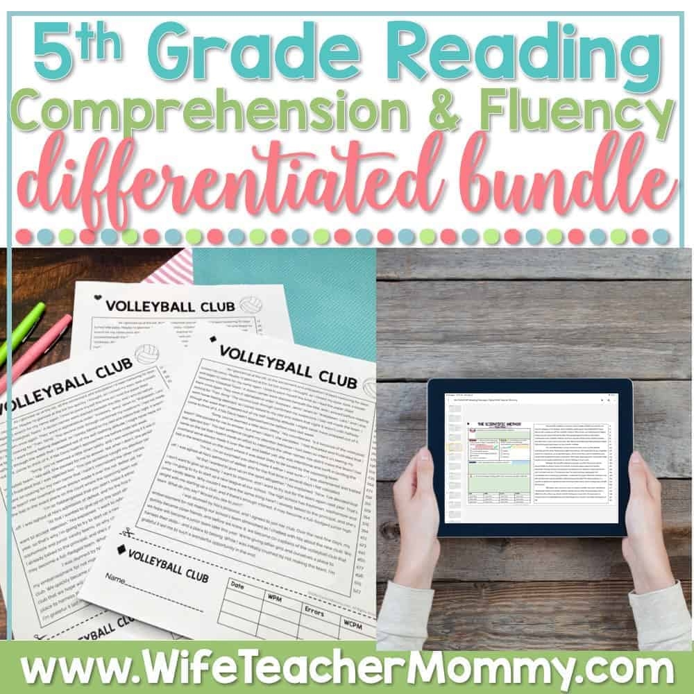 Reading Comprehension Worksheet For 5th Grade