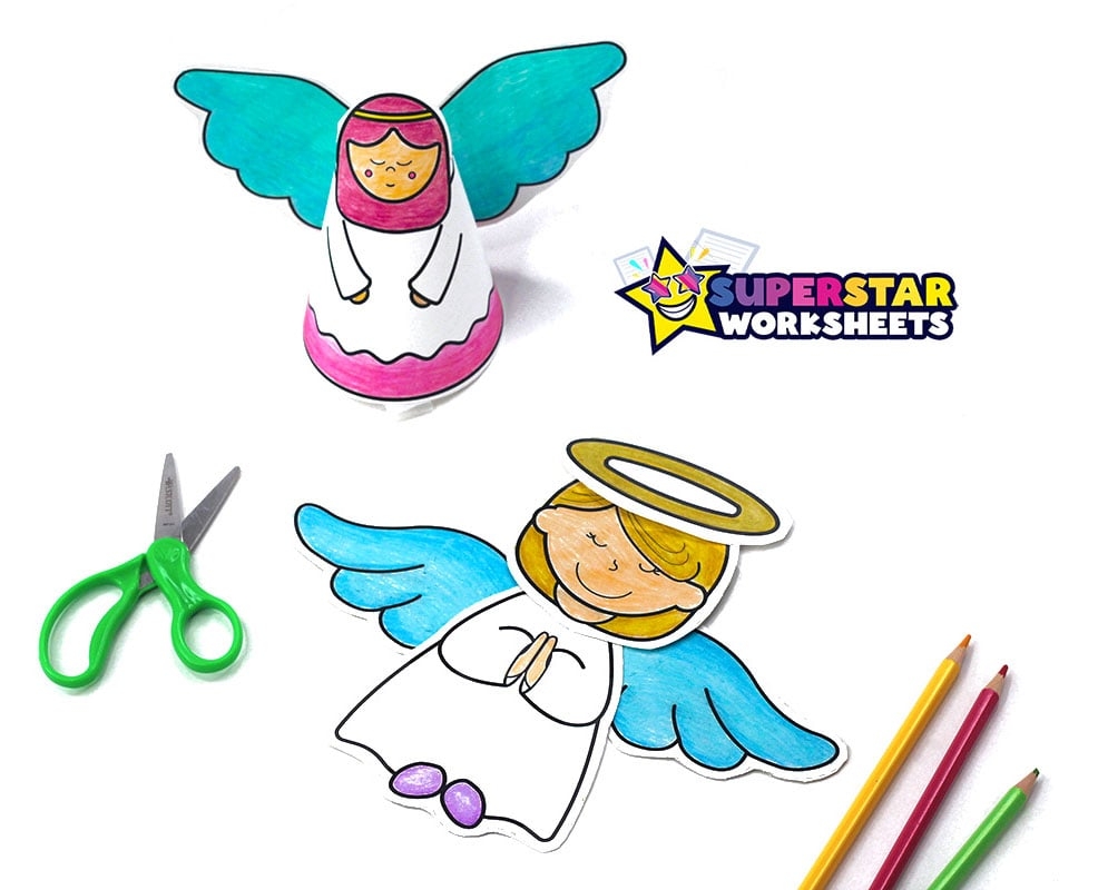 Angel Template Free Printable