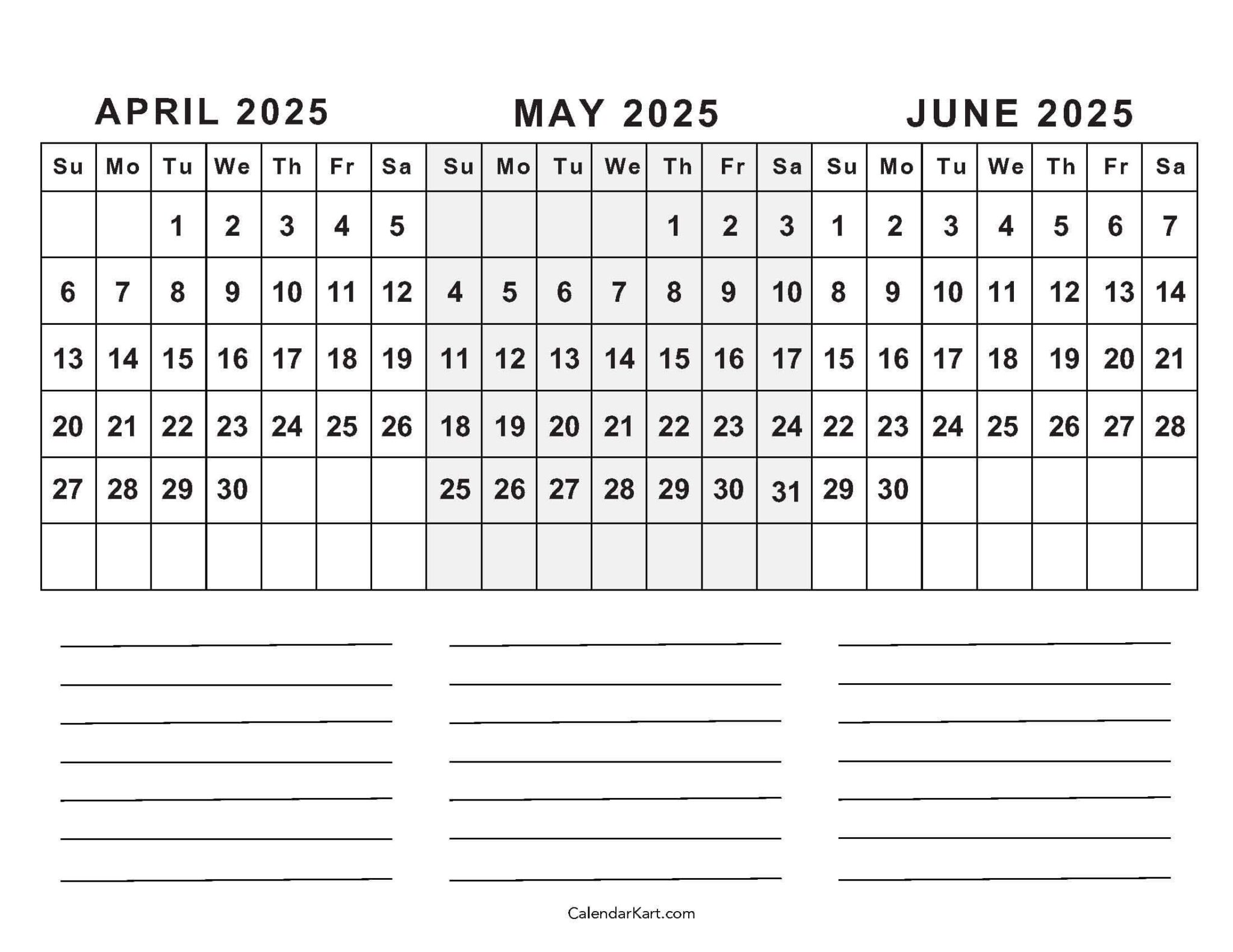 3 Month Calendar Printable 2025 April May June Printable Template Free 3 Month Calendar Printable 2025 April May June Printable Template Free