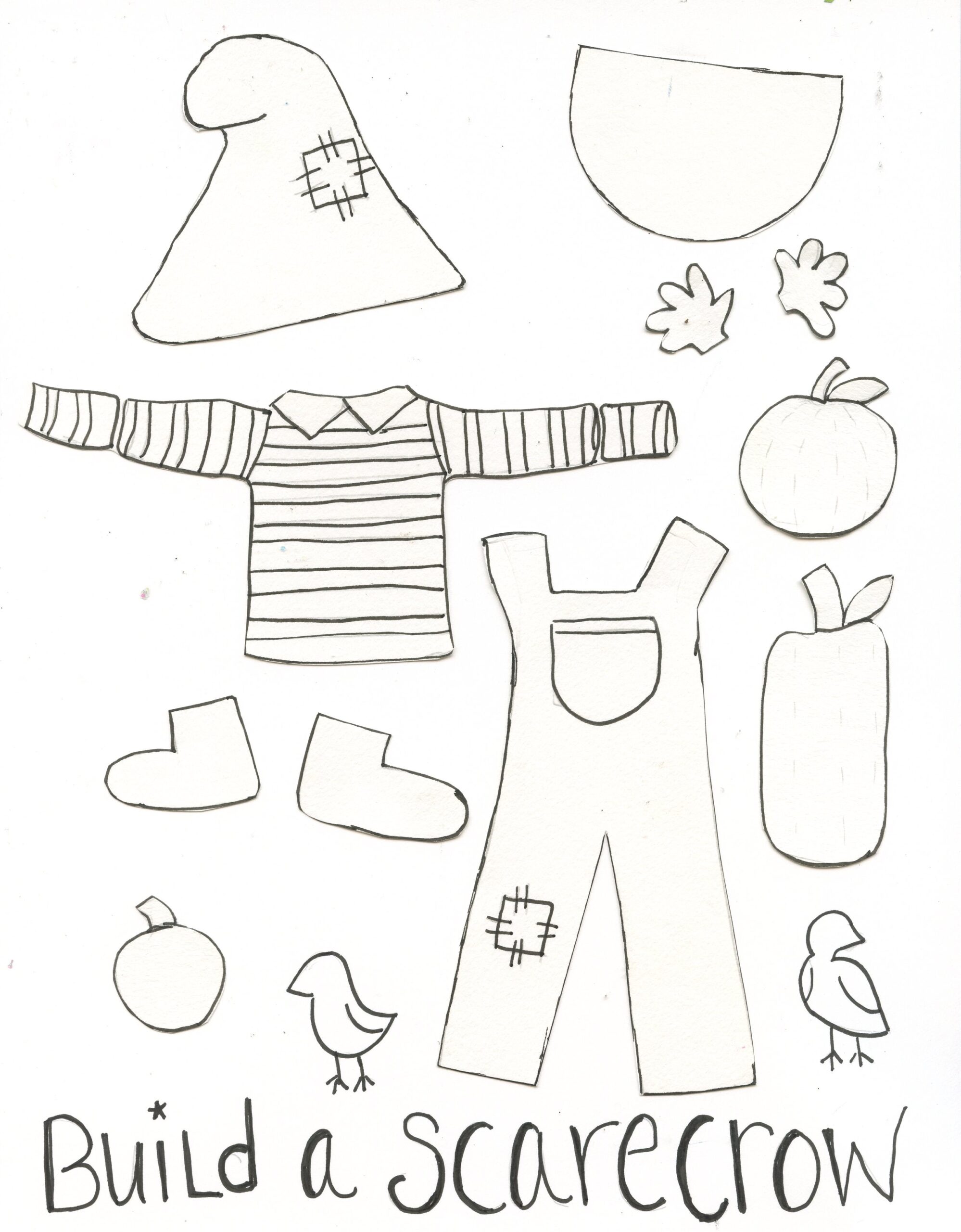 Free Printable Scarecrow Pattern