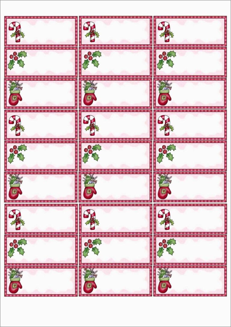 Avery Free Printable Christmas Labels Printable Party Favors
