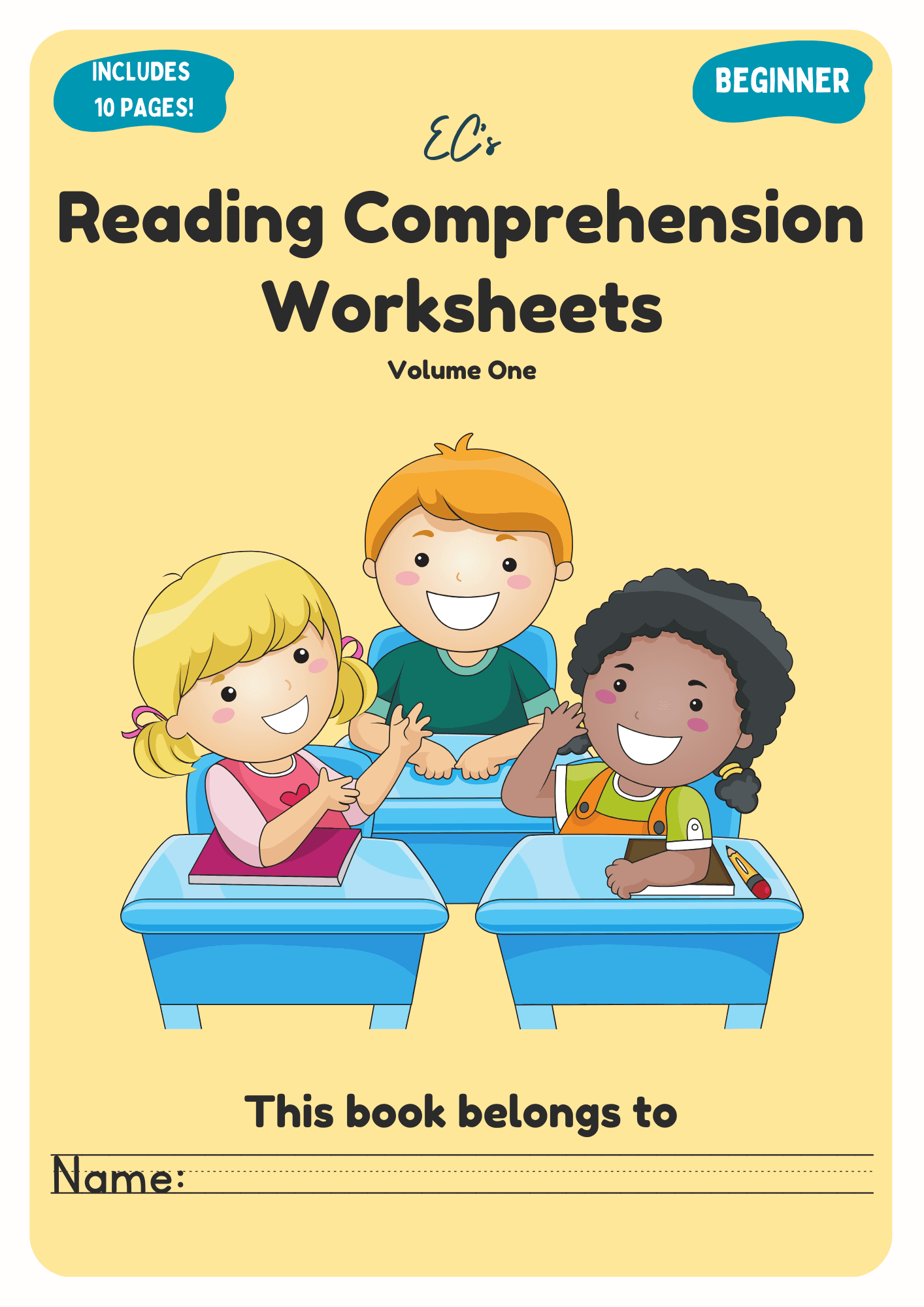 Reading Comprehension Worksheet Beginner