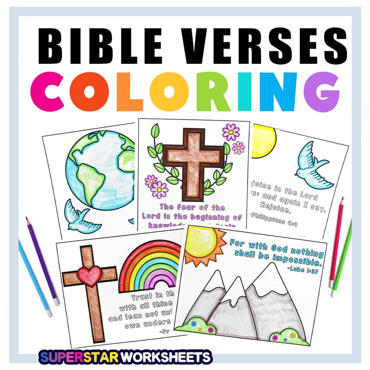 Free Bible Printables For Preschoolers