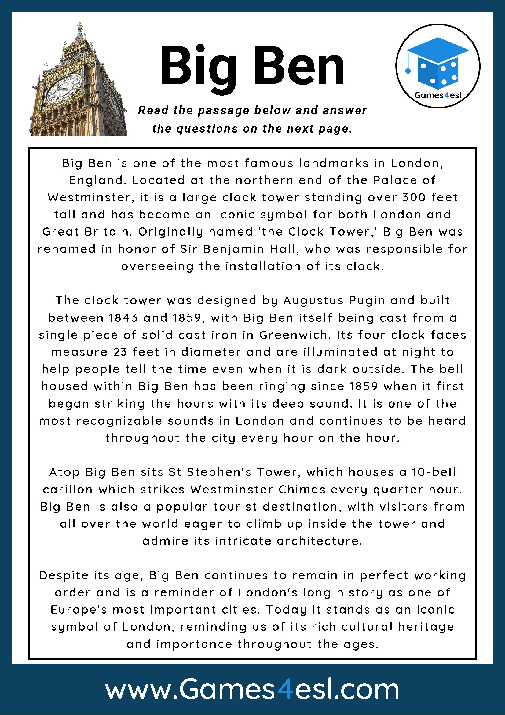 Reading Comprehension Worksheets Year 4 Uk