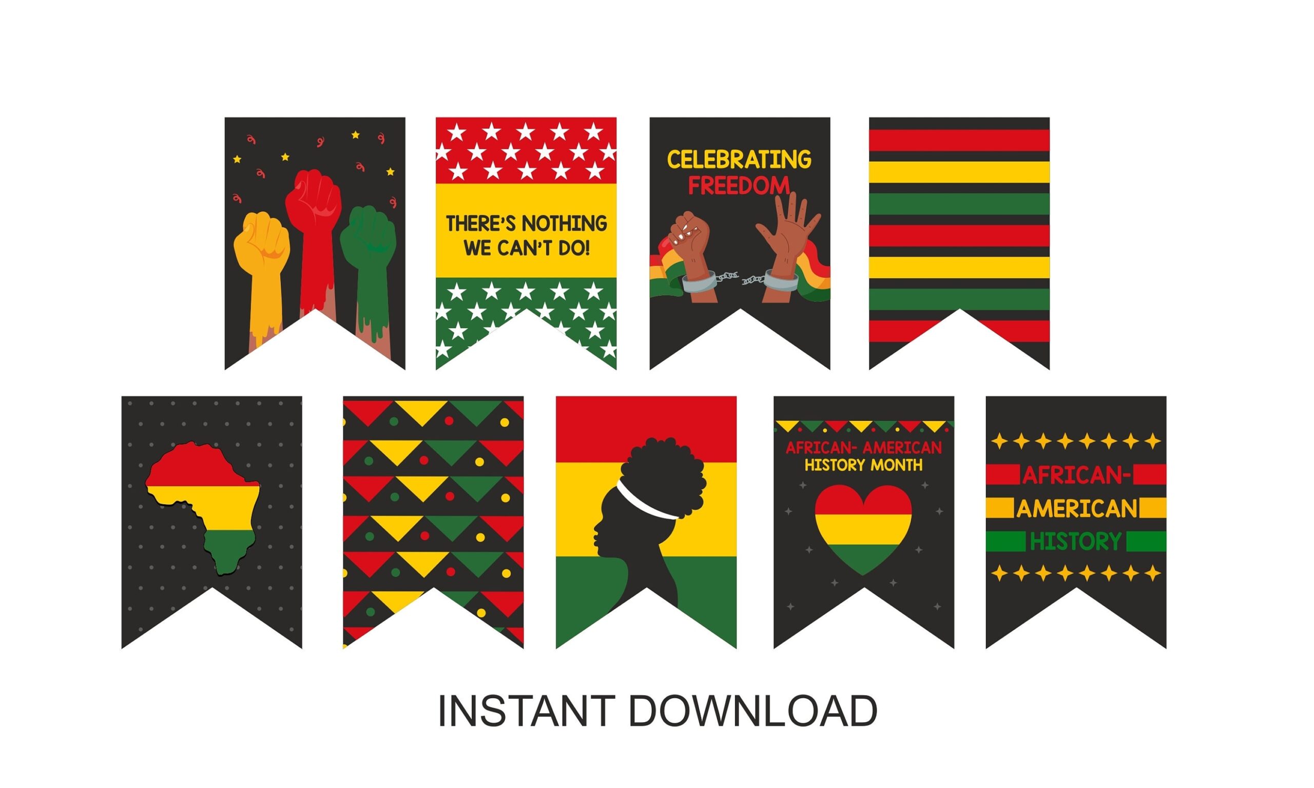 Black History Month Banner Printable Free