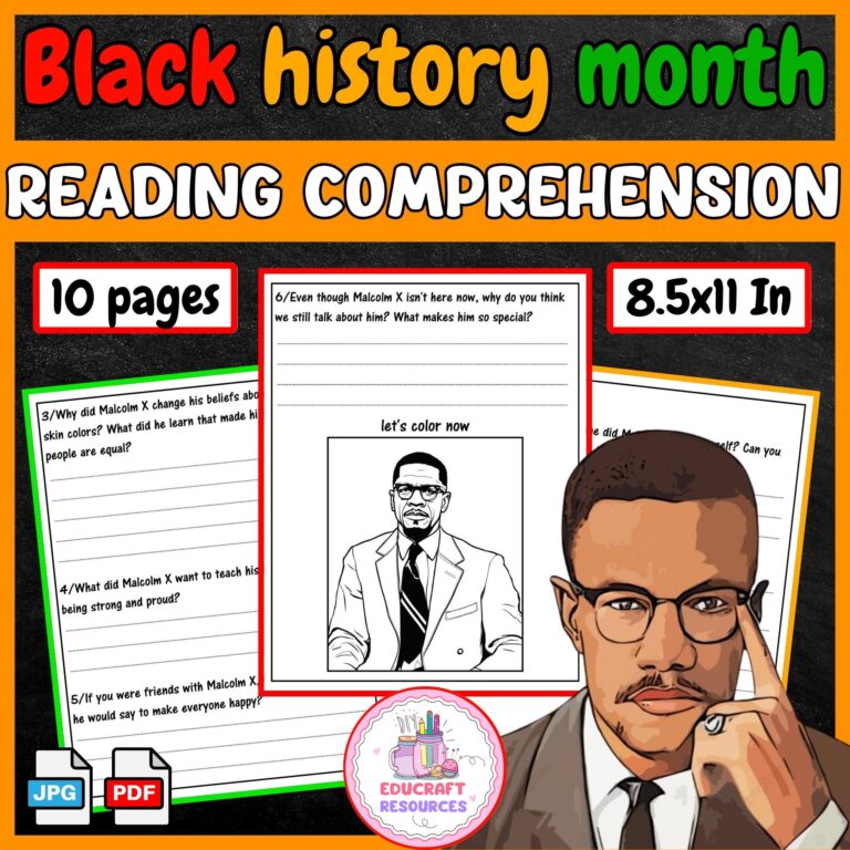 Black History Month Digital Resources Malcolm X Reading Comprehension Passage Made By Teachers