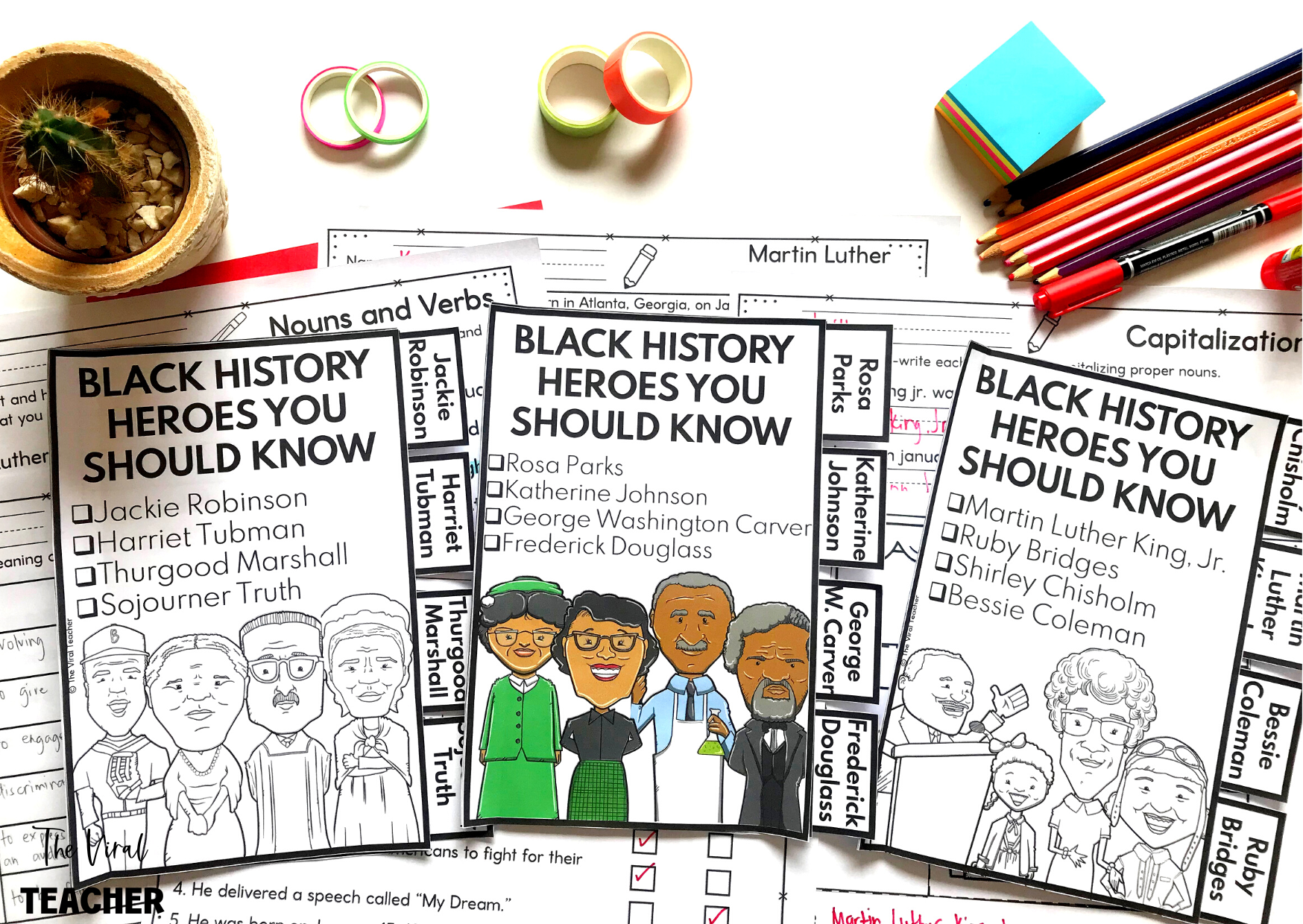 Reading Comprehension Worksheets Black History Month