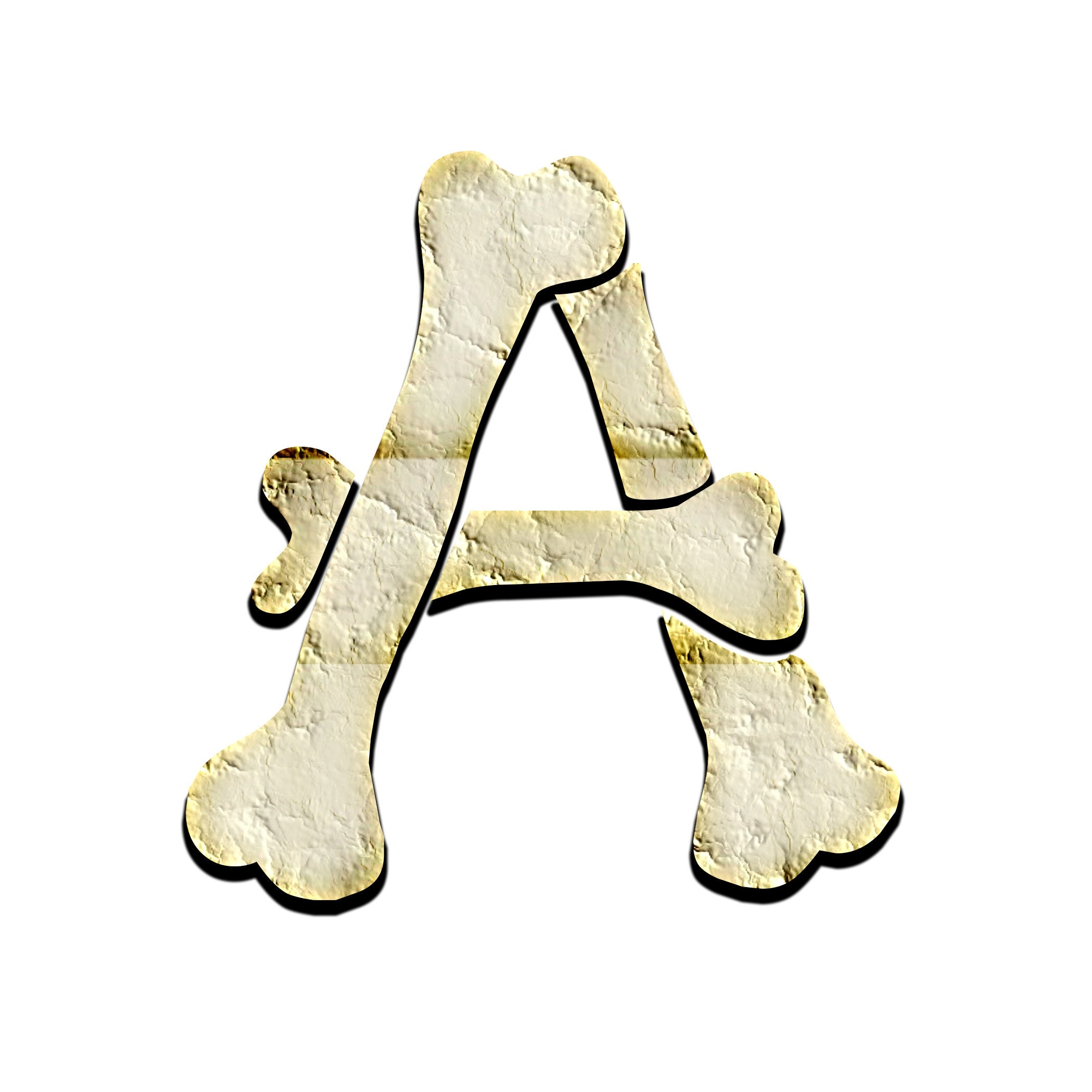 Bone Letters PNG Clipart Printable Bone Alphabet Instant Download Clipart Bone Shaped Letter PNG DL47 Etsy