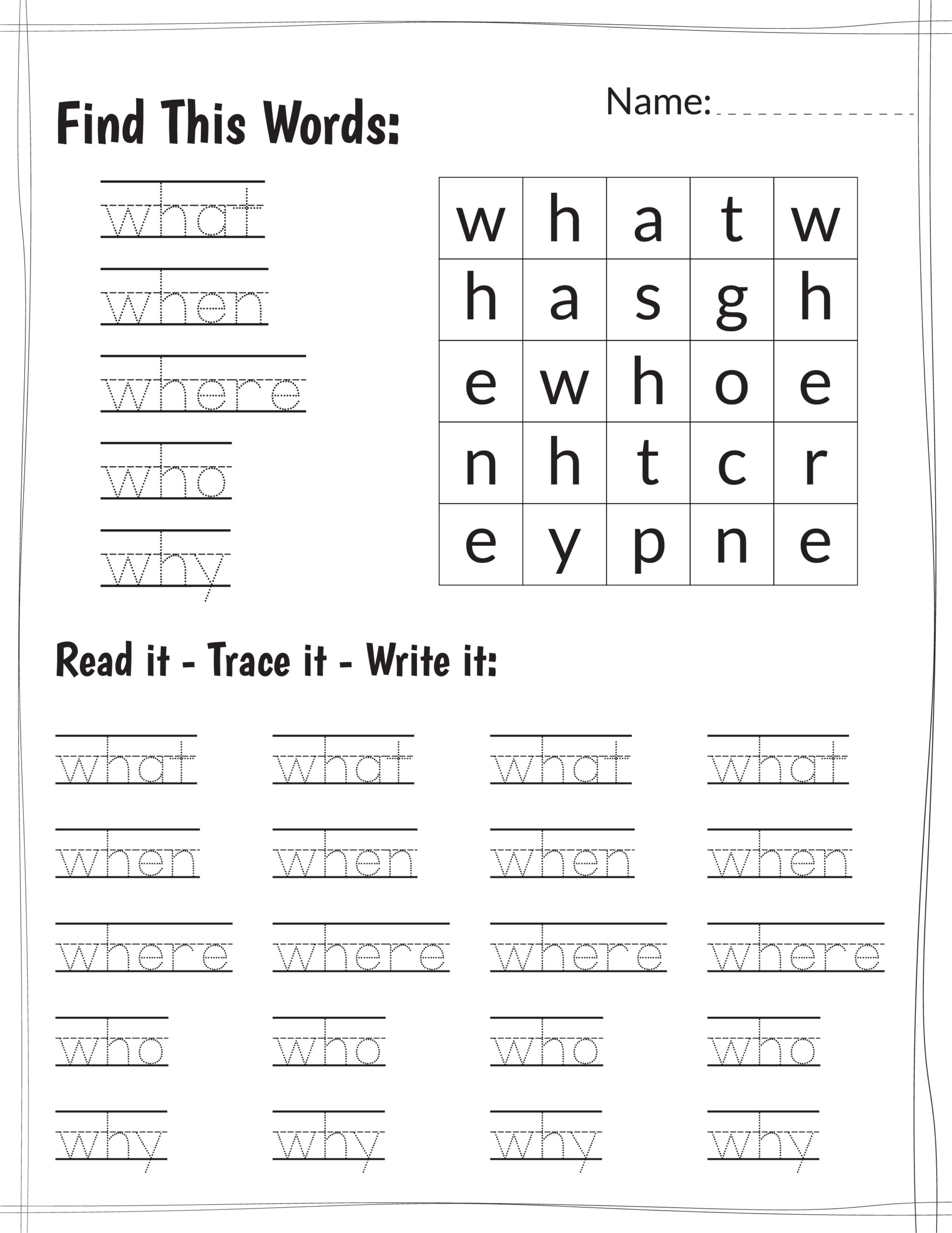 Reading Comprehension Puzzles Worksheets