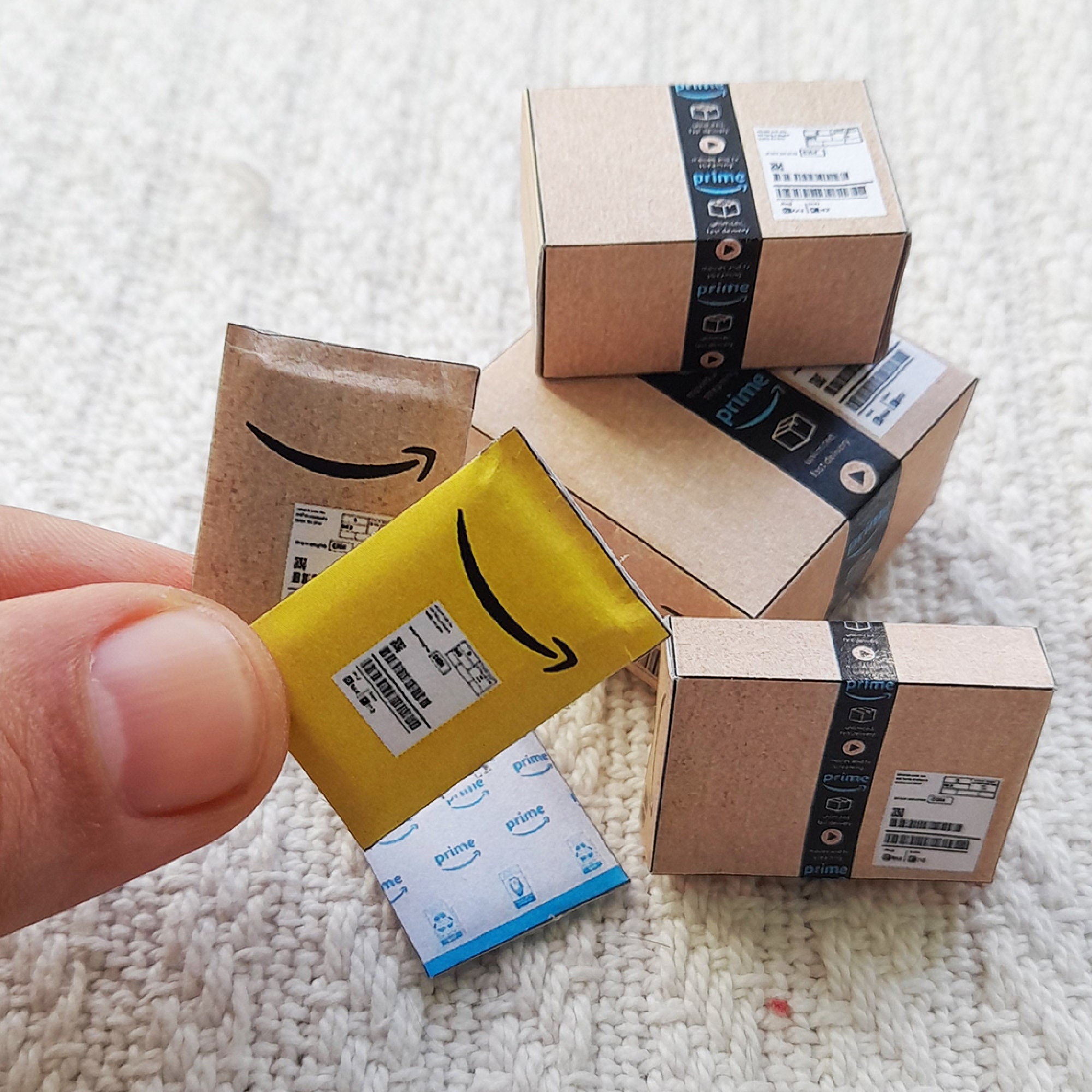Buy Mini AMAZON Box U0026 Envelope Set Template 6 Pieces Amazon 