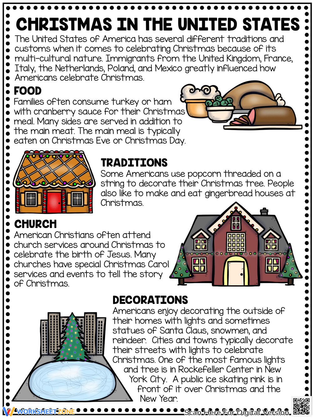 United States Reading Comprehension Worksheets
