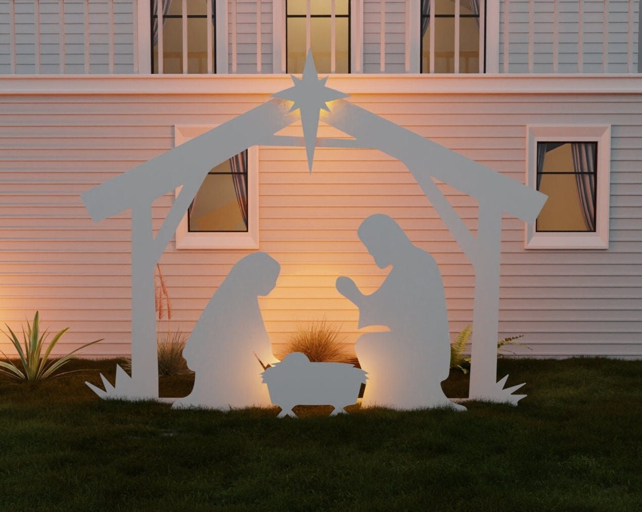 Christmas Nativity Template Printable Trace And Cut Nativity 
