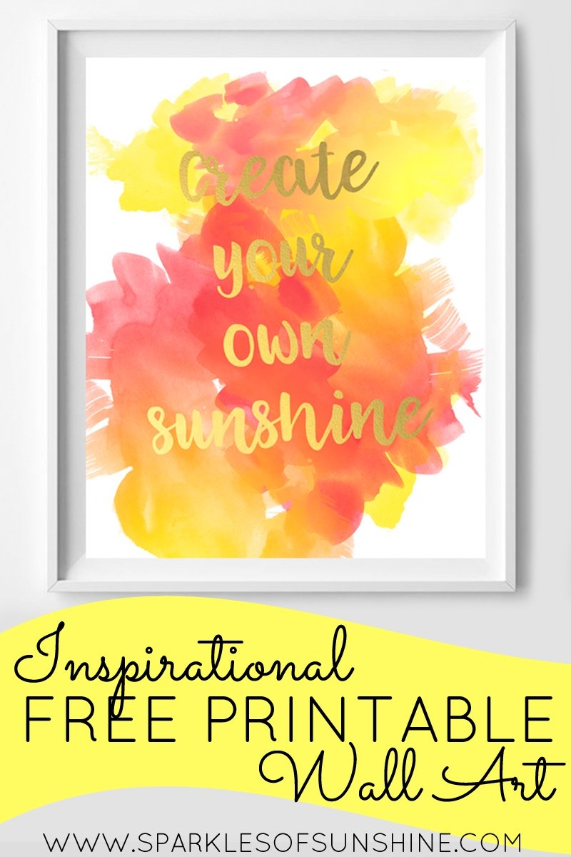 Free Printable Sunshine