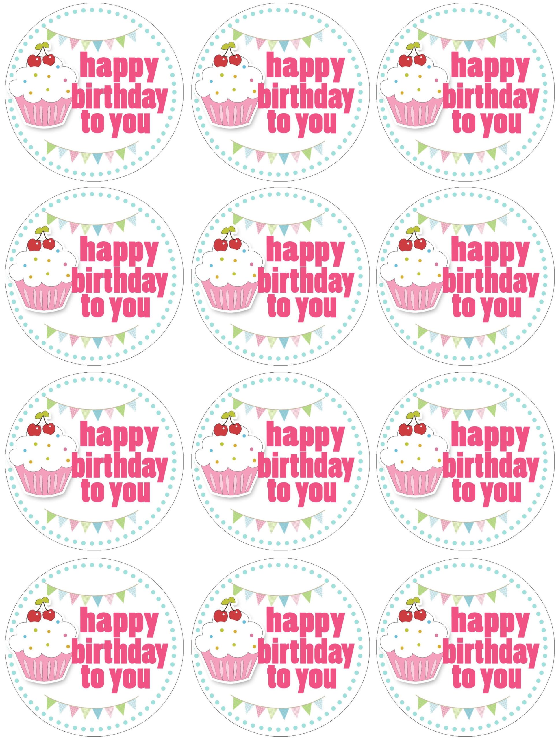 Free Printable Cupcake Template Pdf