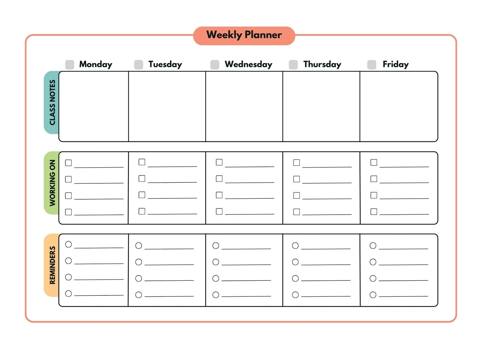 Customize 507 Student Planner Templates Online Canva