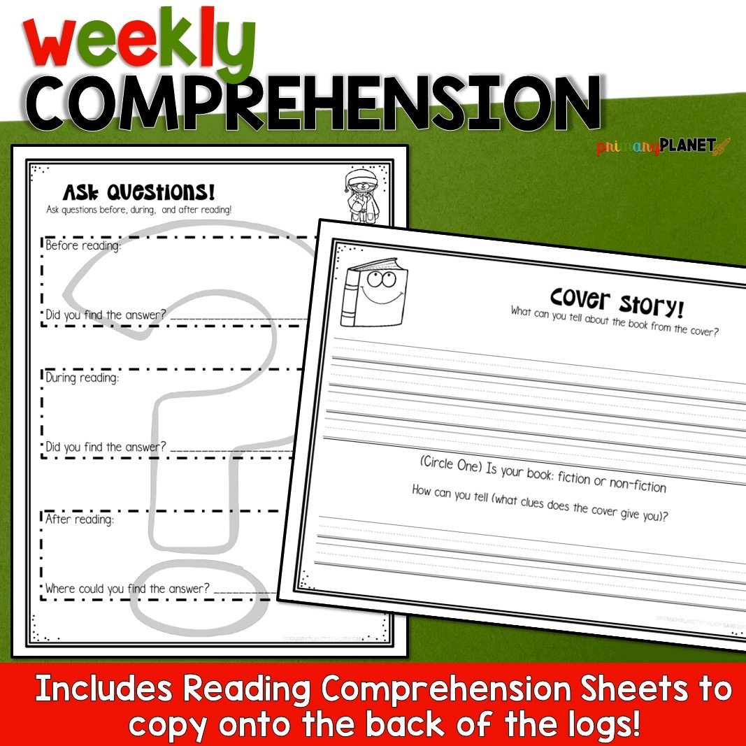 Reading Comprehension Worksheets For Any Book