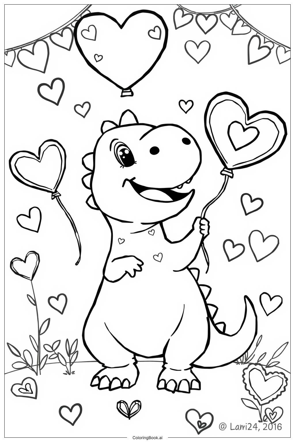 Free Printable Coloring Pages Valentine Heart