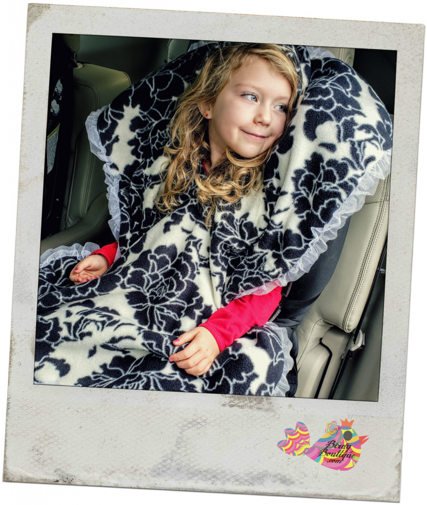 DIY Car Seat Poncho Tutorial Easy Poncho Sewing Pattern 2021 