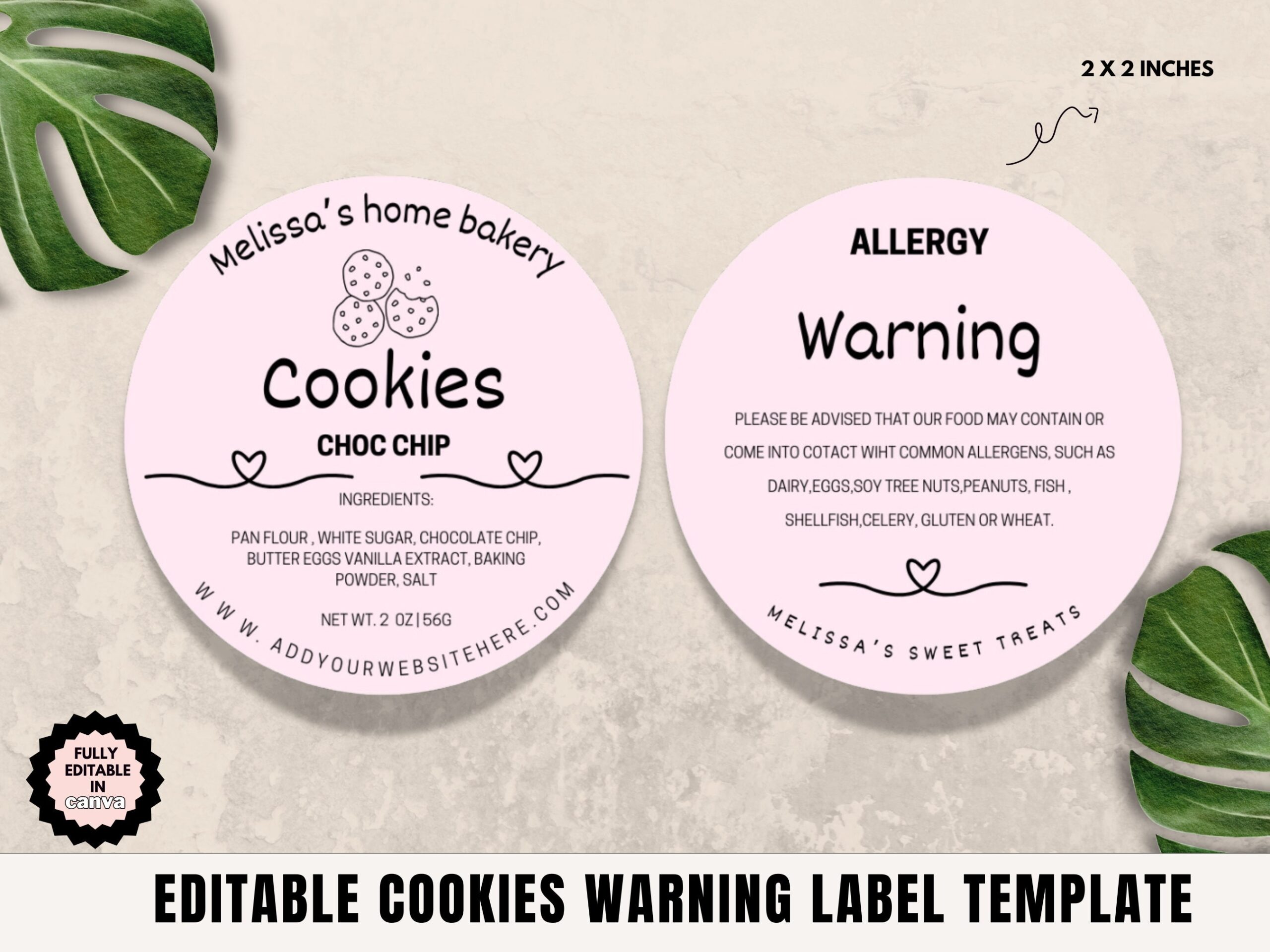 Cookie Labels Free Printable