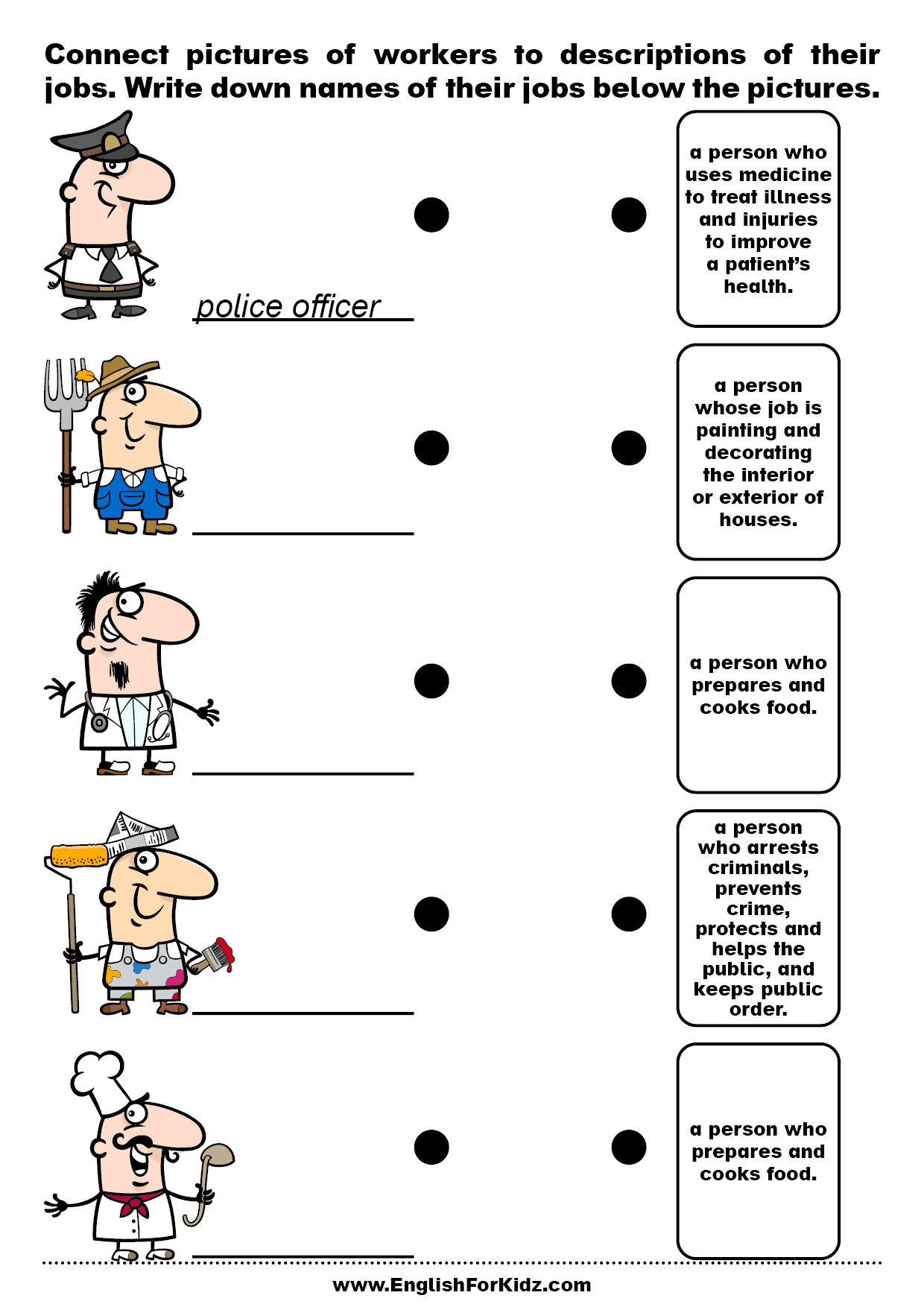 English For Kids Step By Step Labor Day Worksheets And Reading 