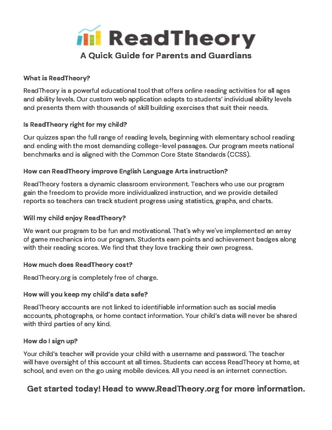 FAQ ReadTheory