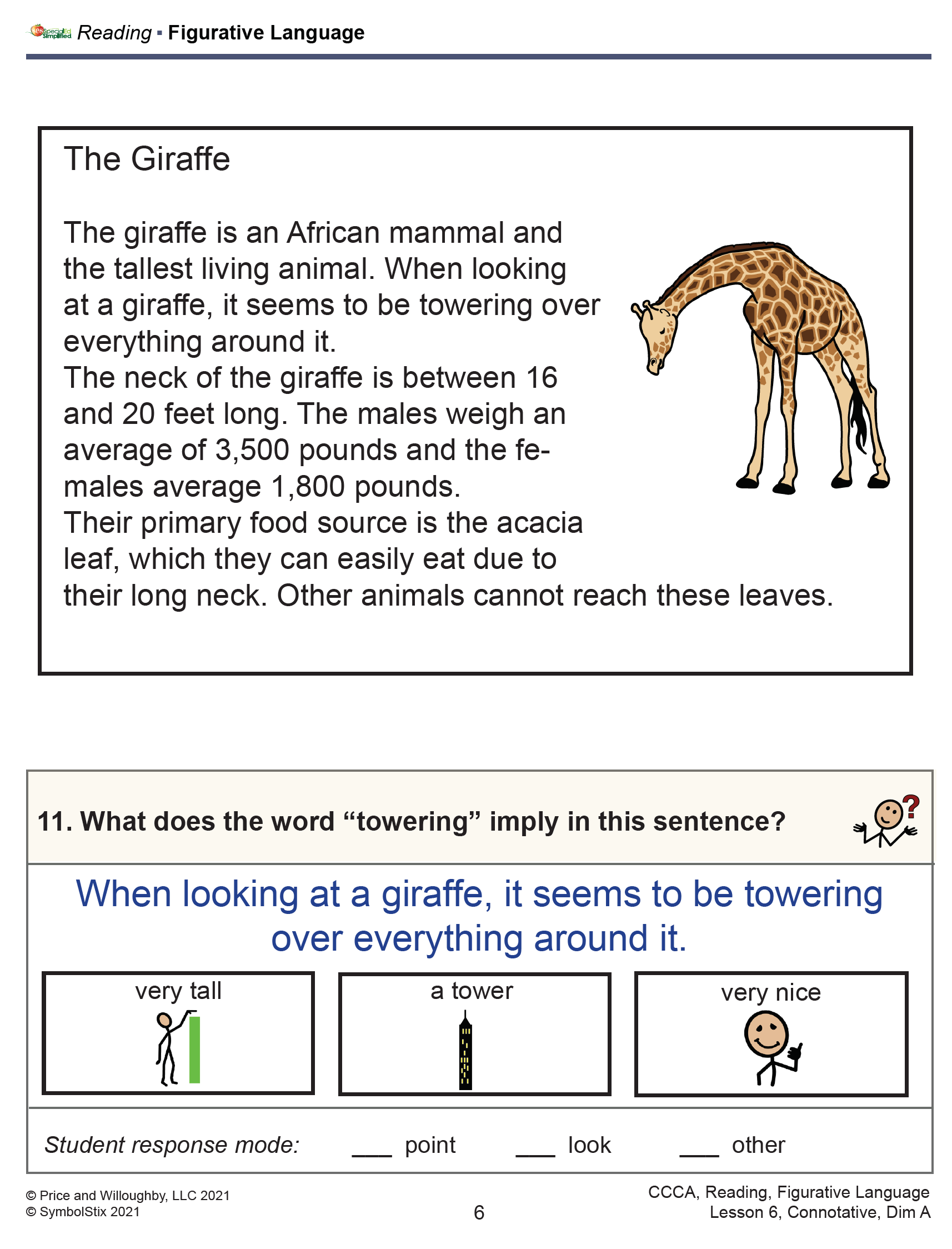 Figurative Language SpecialEdSimplified