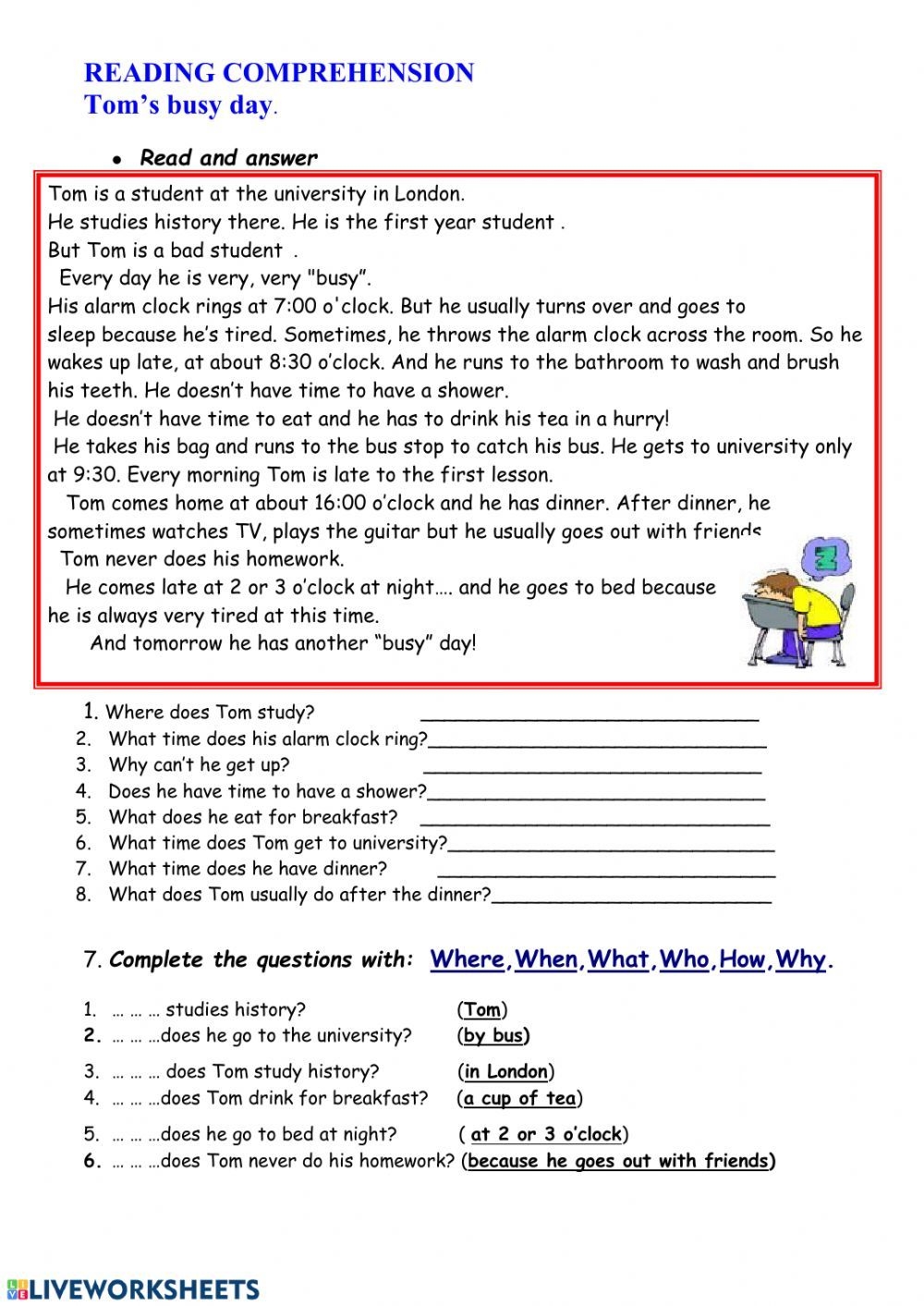 Fireball Wand Fifth Grade Reading Comprehension Worksheet Have Worksheets Library