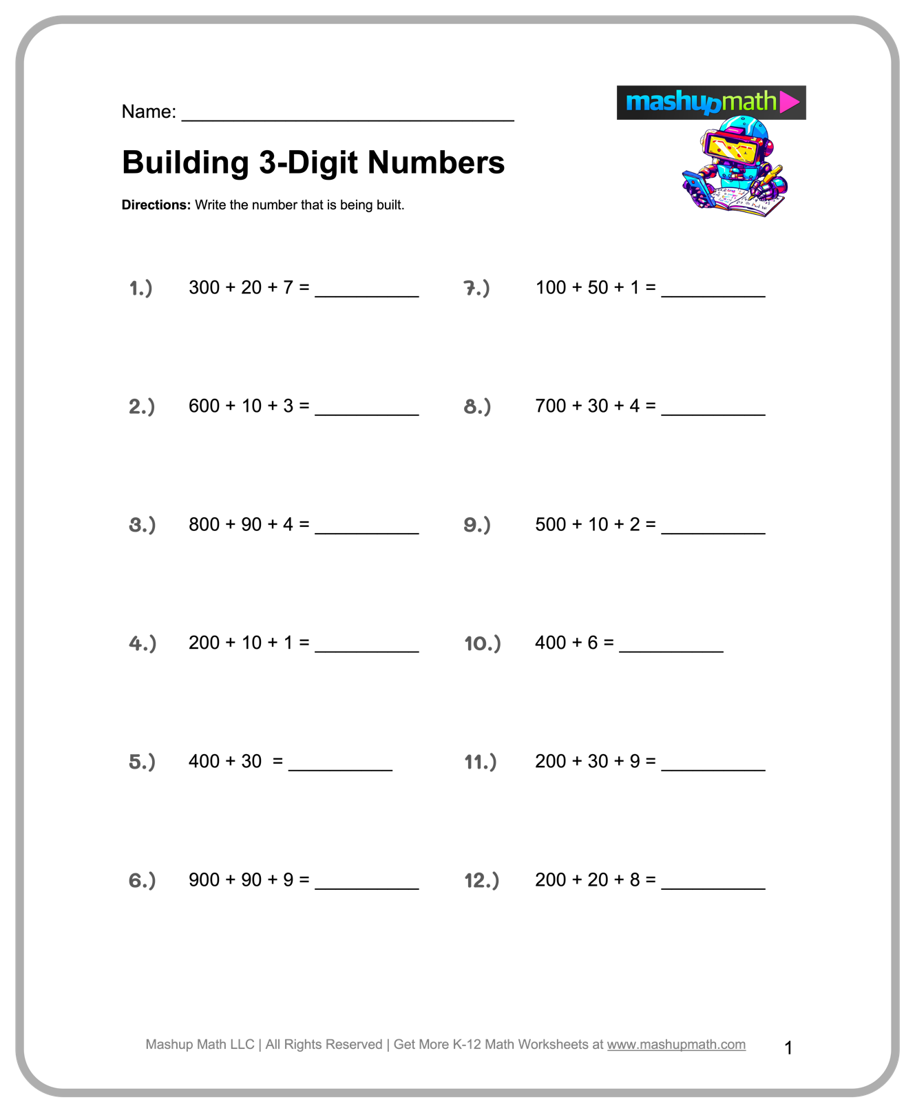 3rd Grade Worksheets Printable Free