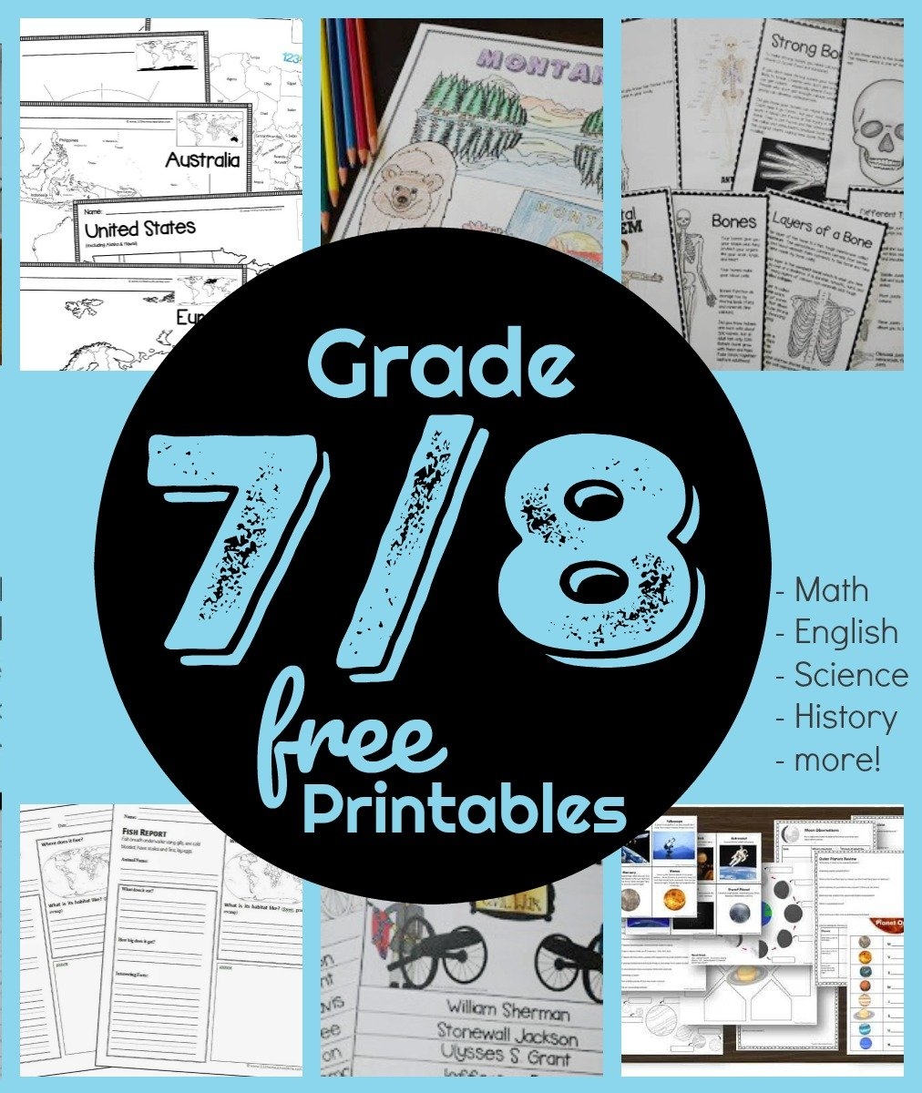 8th Grade Worksheets Free Printable