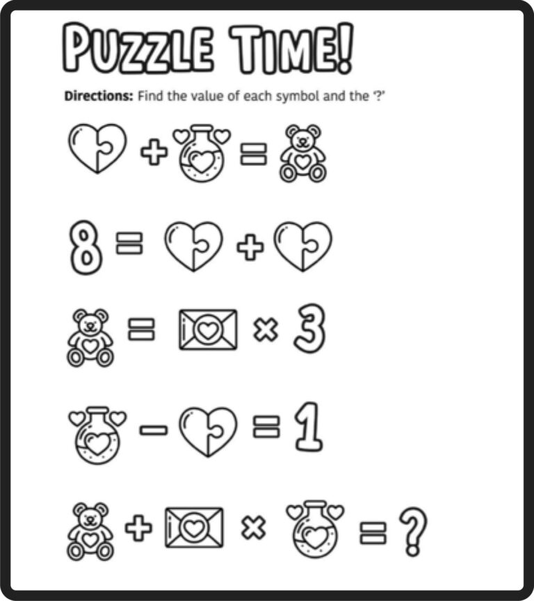 Free Math Puzzles Mashup Math