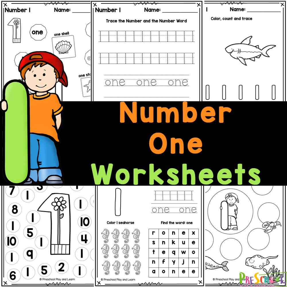 Free Printable Preschool Worksheets Tracing Numbers