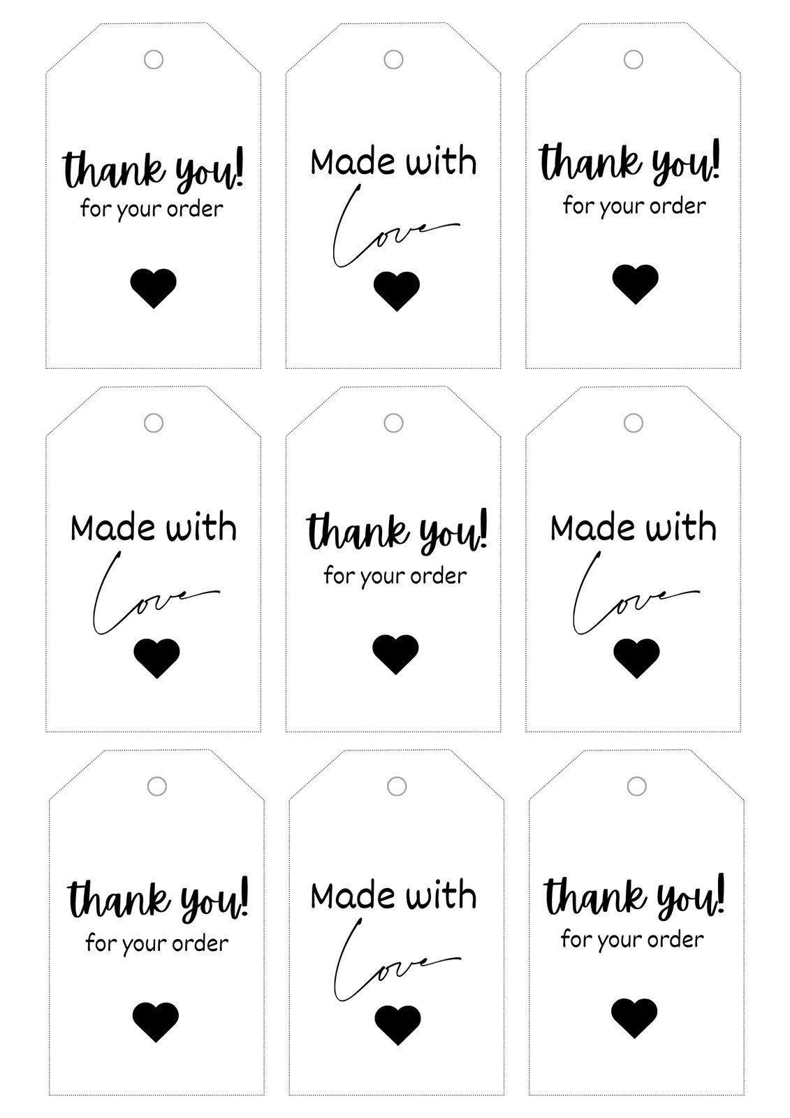 Birthday Tags Printable Free
