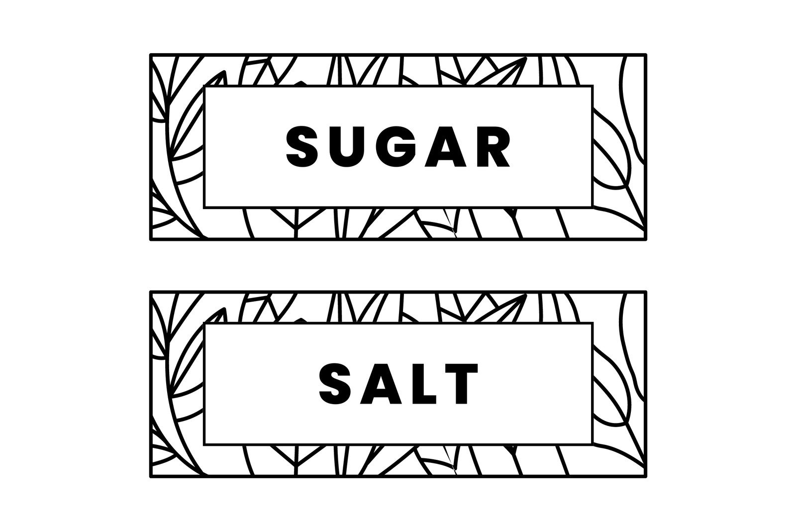 Free Printable And Customizable Kitchen Label Templates Canva