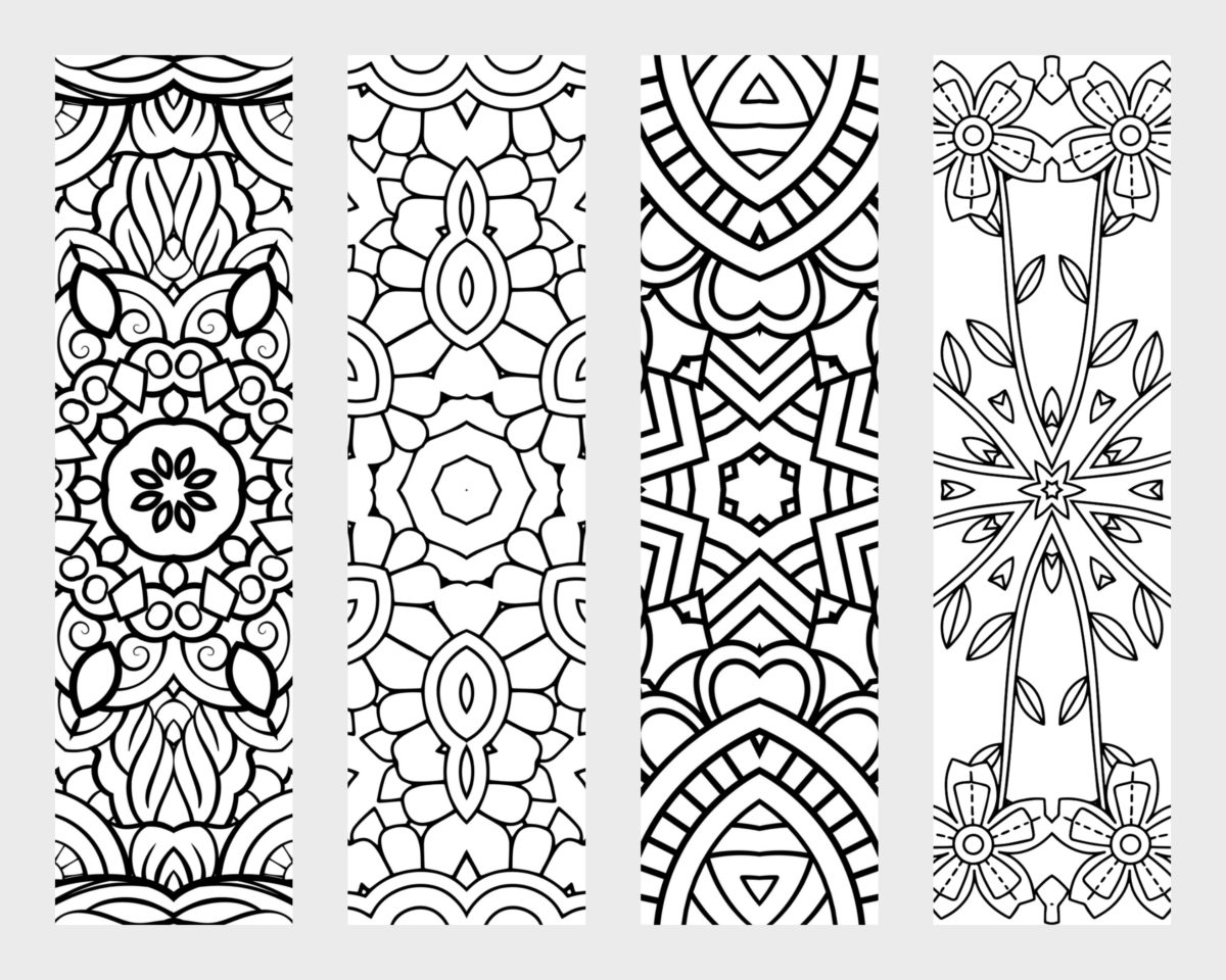 Free Printable Bookmarks To Color Pdf